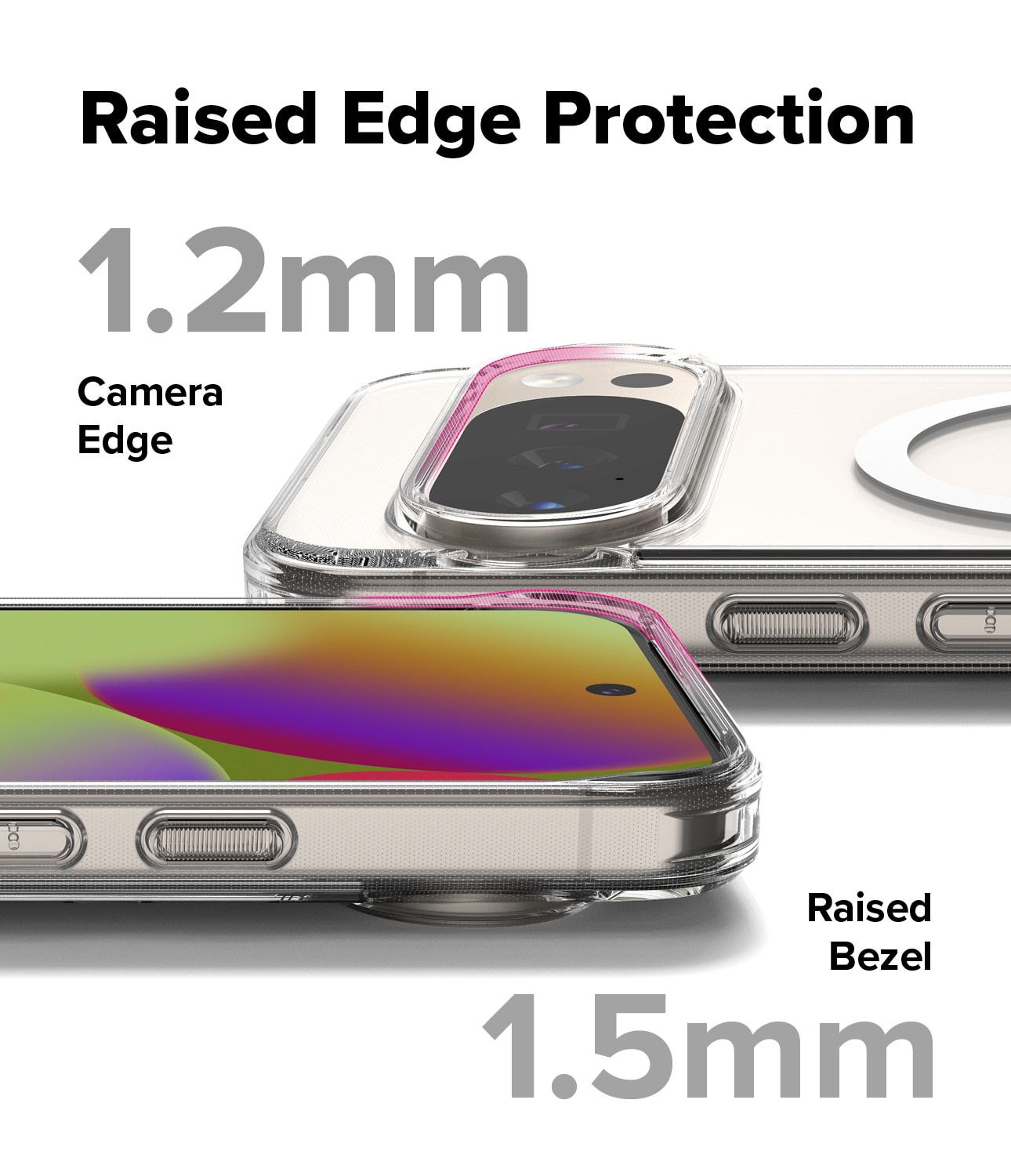 Fusion Magnetic Case Google Pixel 10 Pro XL Gennemsigtig
