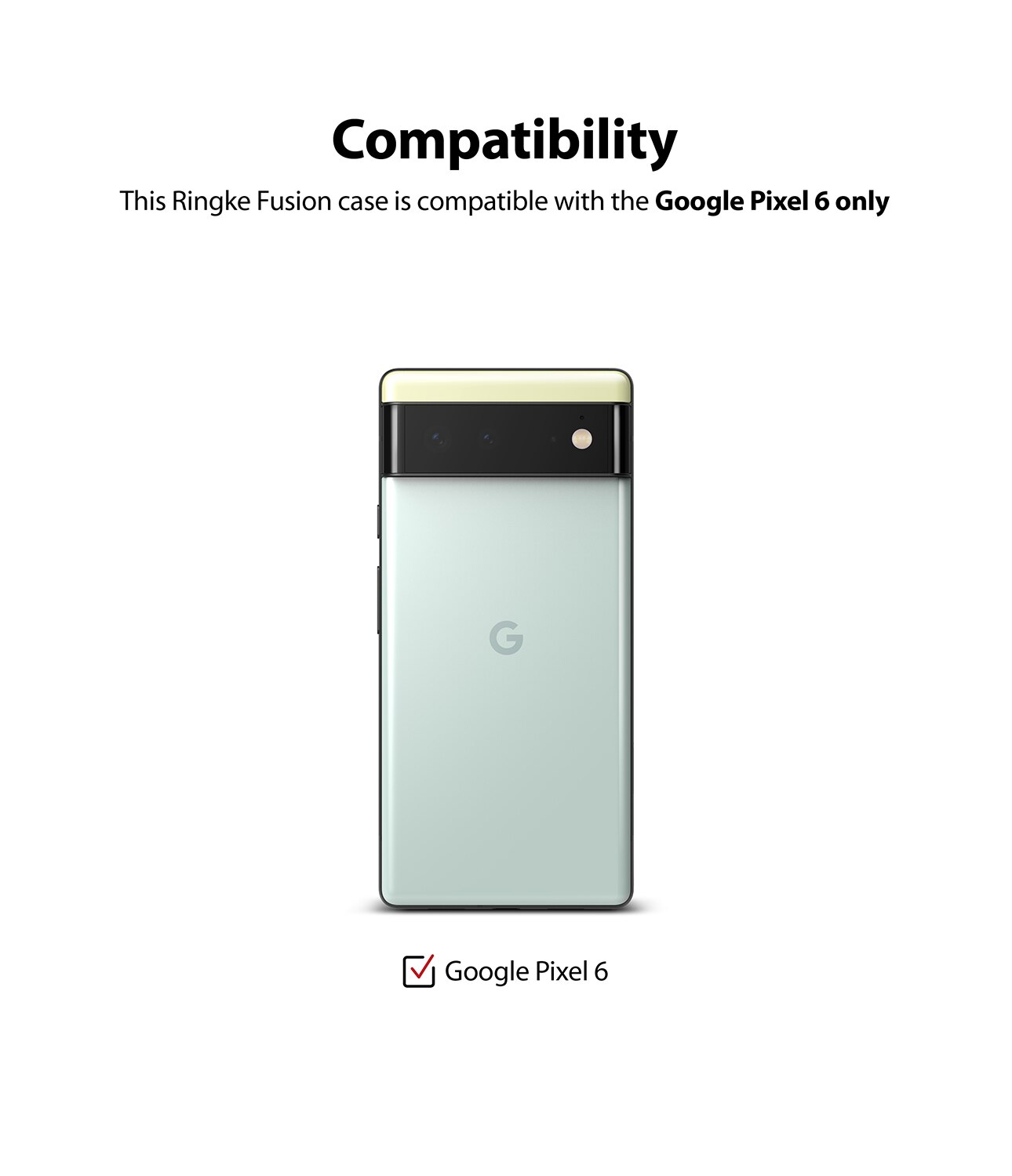 Fusion Case Google Pixel 6 Gennemsigtig