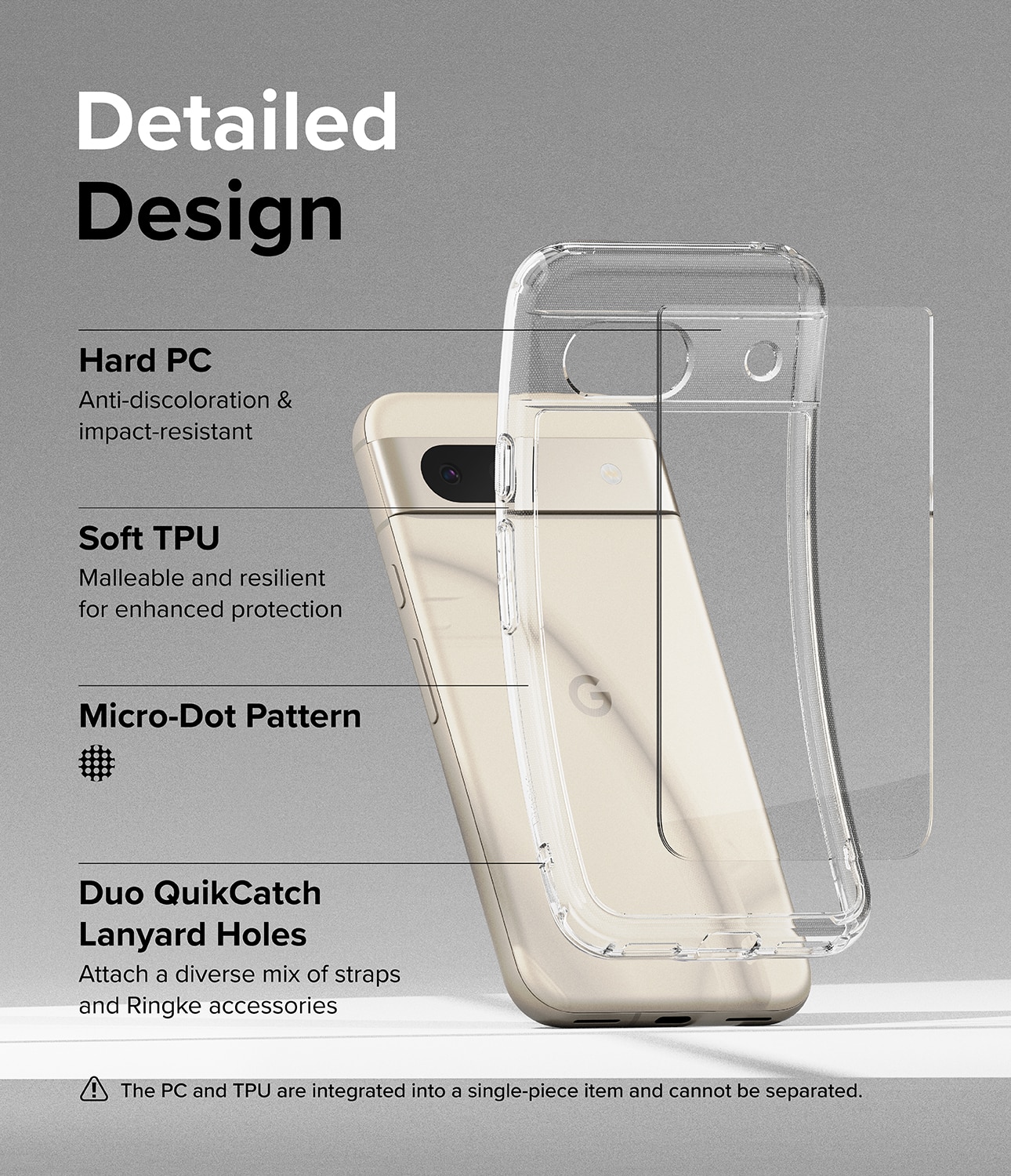 Fusion Case Google Pixel 8a Clear