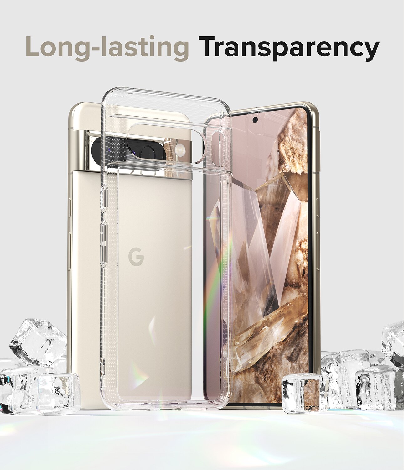 Fusion Case Google Pixel 8 Pro Gennemsigtig