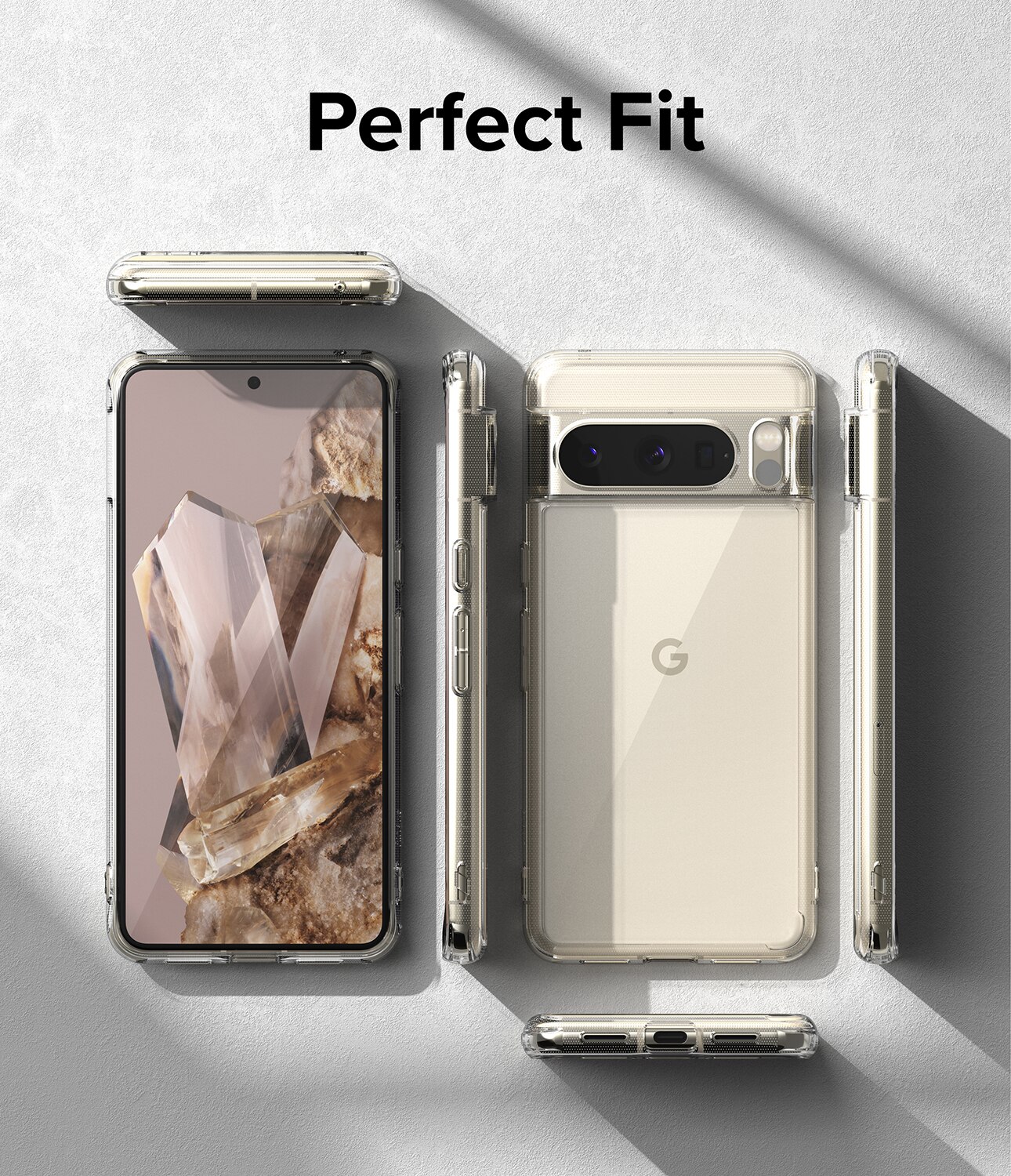 Fusion Case Google Pixel 8 Pro Gennemsigtig