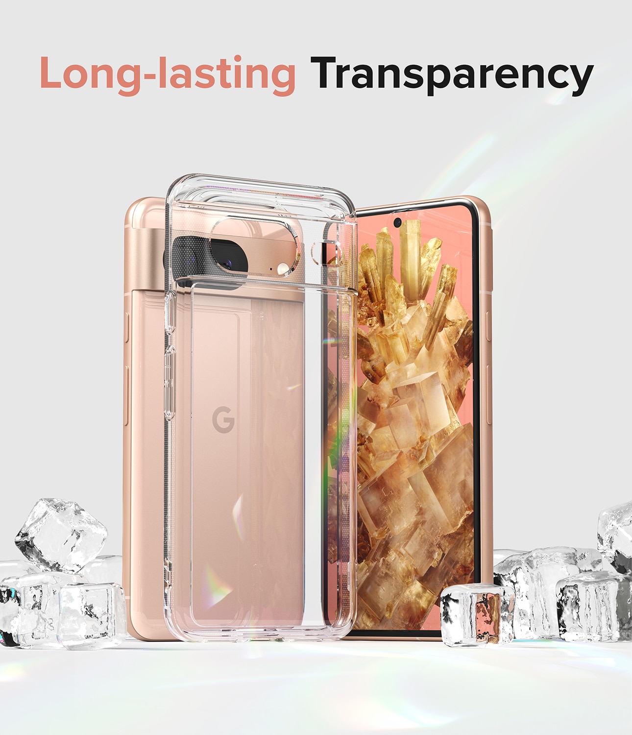 Fusion Case Google Pixel 8 Gennemsigtig