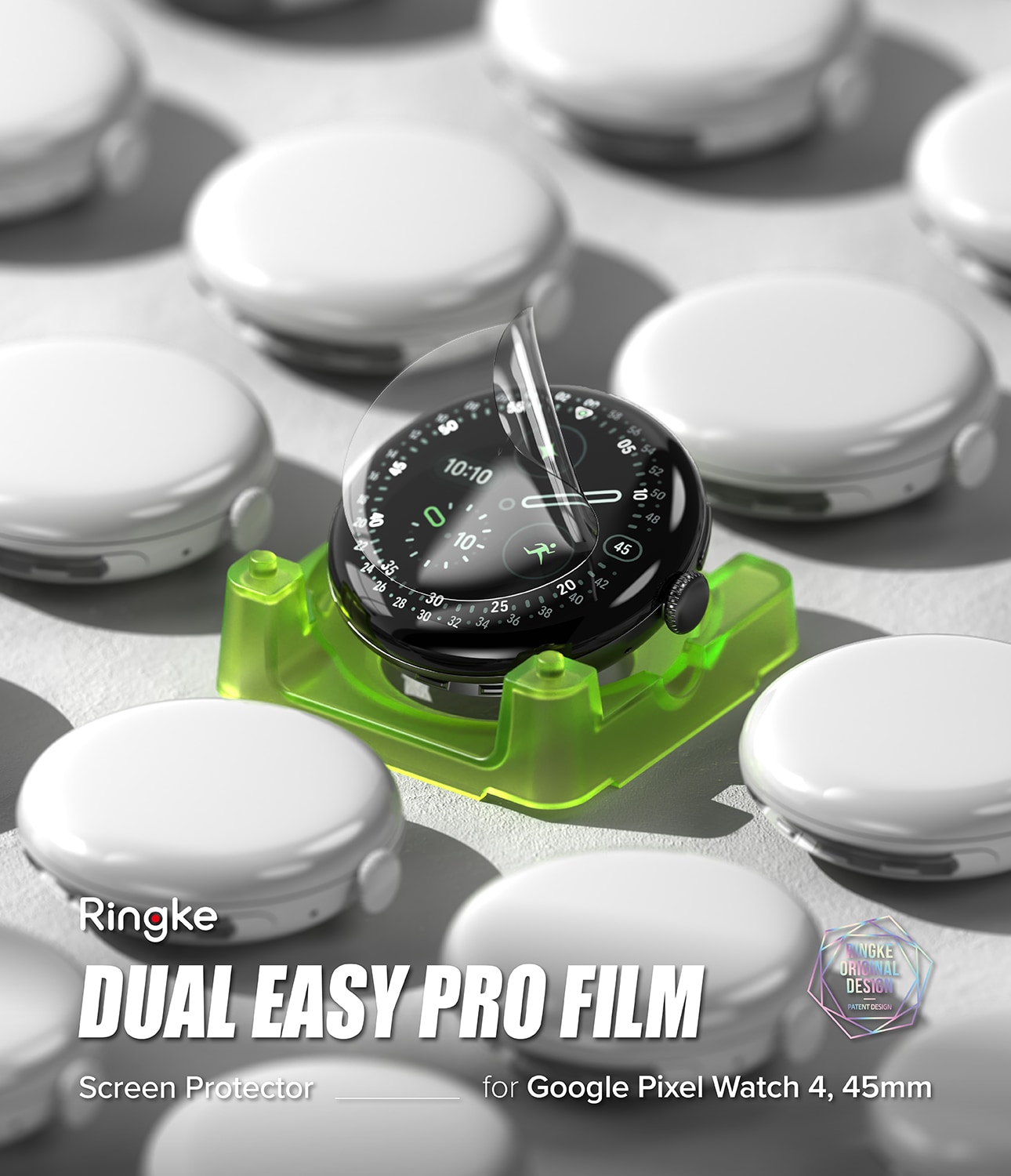 Dual Easy Pro Screen Protector (2-pack) Google Pixel Watch 4 45mm