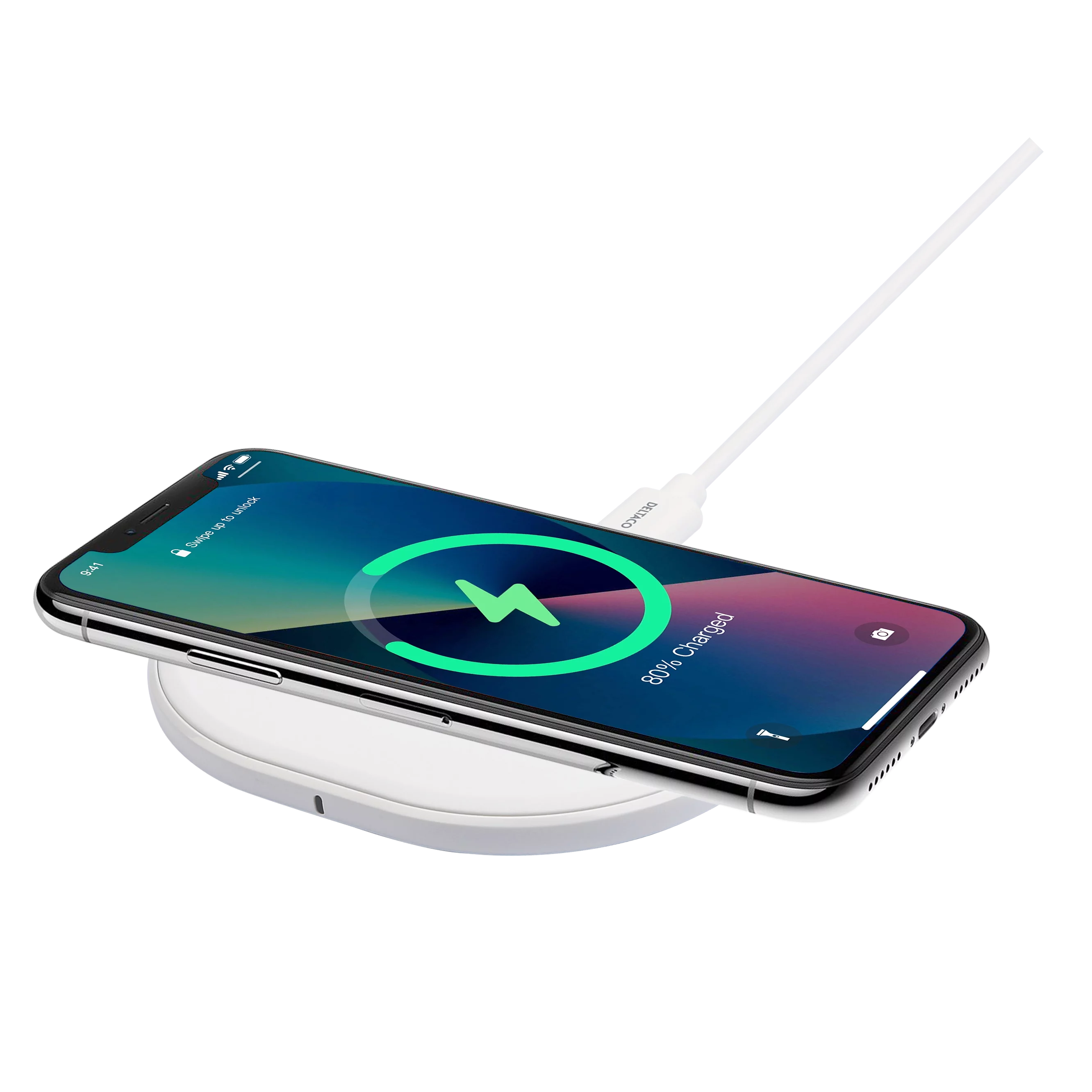 10W Wireless Qi Charging Pad hvid