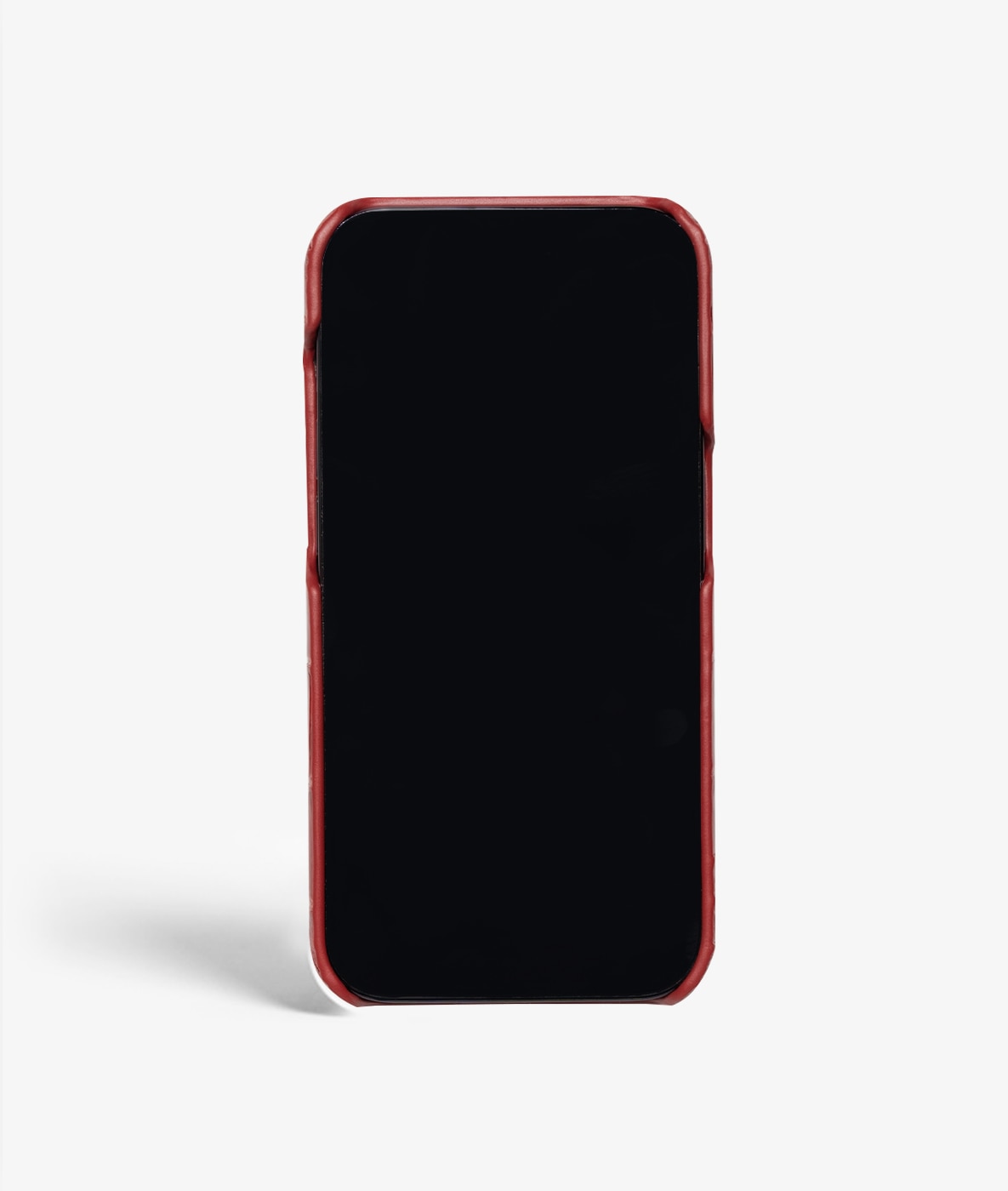 Cover iPhone 13 Pro Max Croco Rød