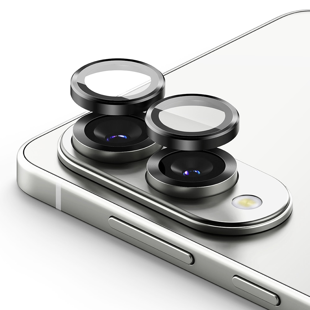 Camera Lens Frame Glass (2-pack) Samsung Galaxy S25 Edge Black