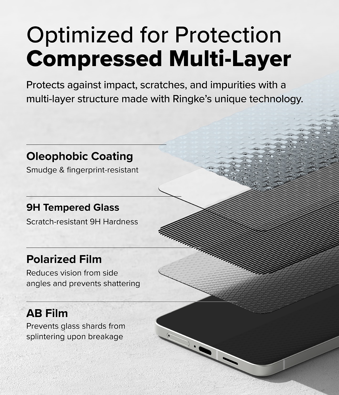 Easy Slide Privacy Glass (2-pack) Samsung Galaxy S25 Edge