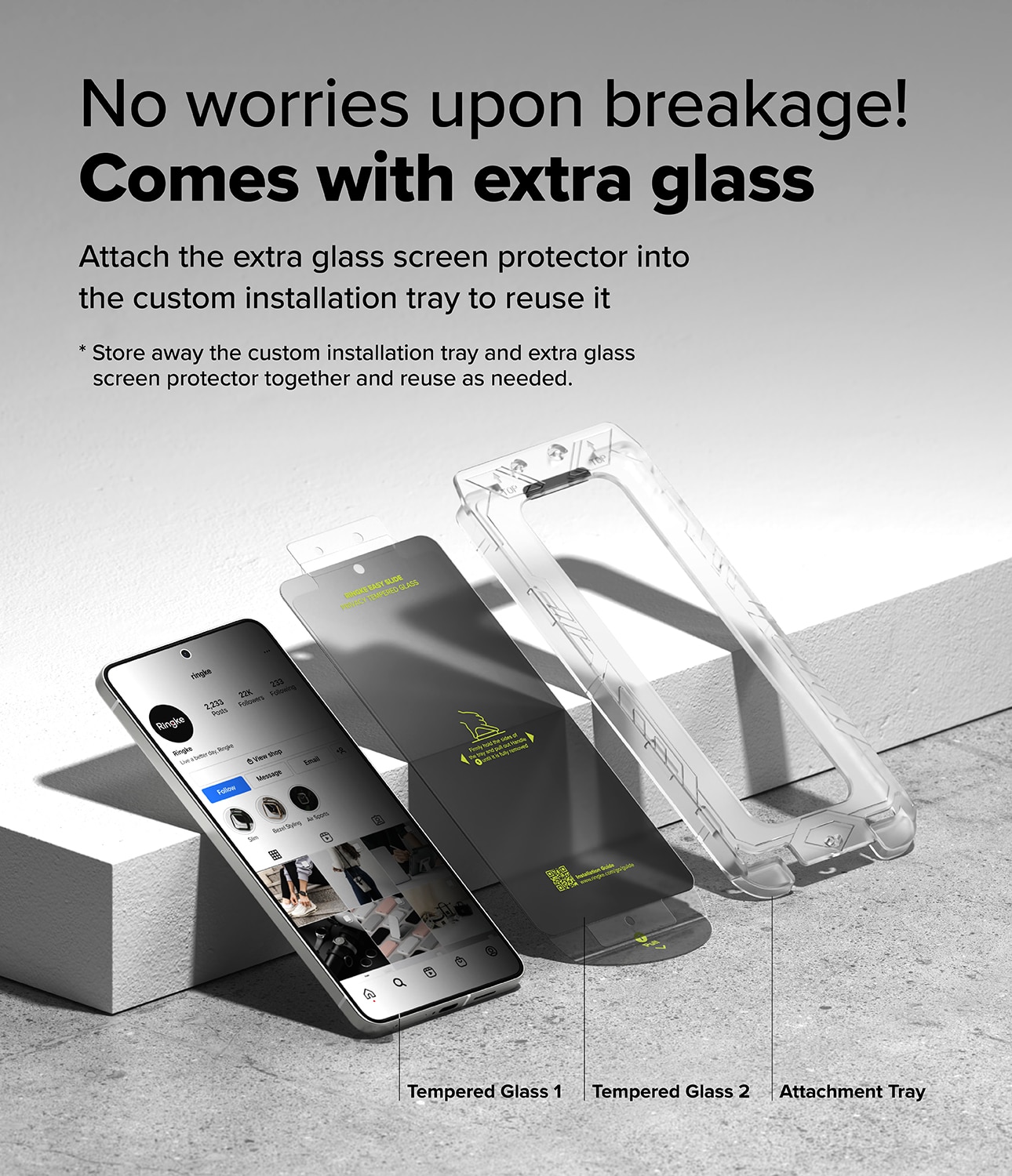 Easy Slide Privacy Glass (2-pack) Samsung Galaxy S25 Edge