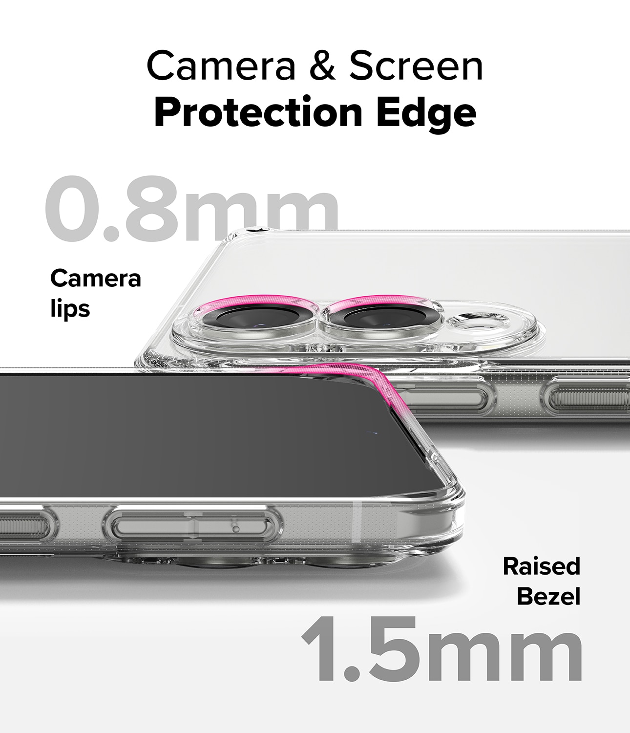Fusion Case Samsung Galaxy S25 Edge Clear