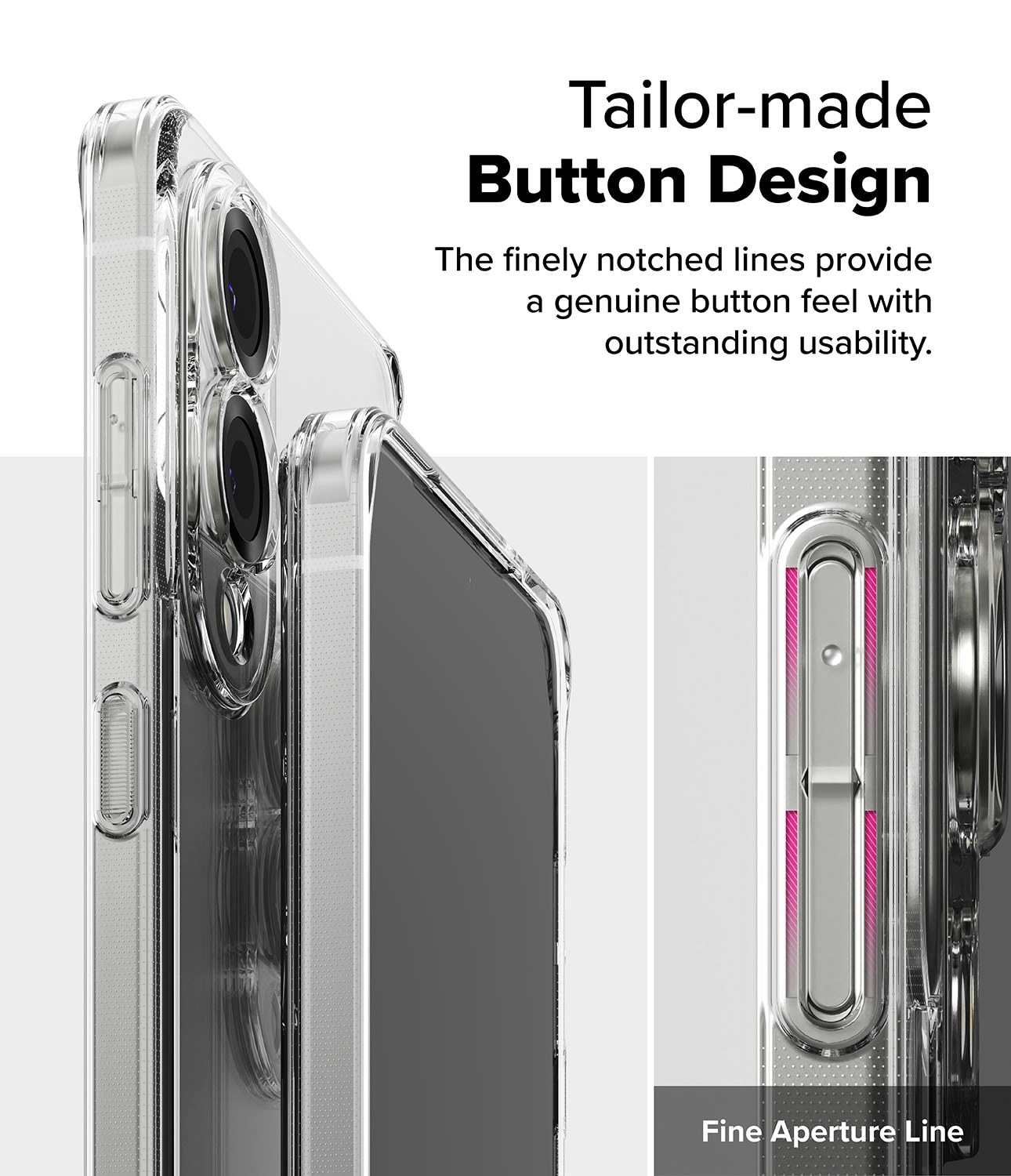 Fusion Case Samsung Galaxy S25 Edge Clear