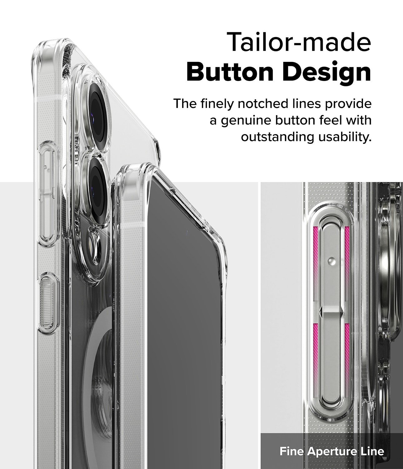 Fusion Magnetic Case Samsung Galaxy S25 Edge Clear