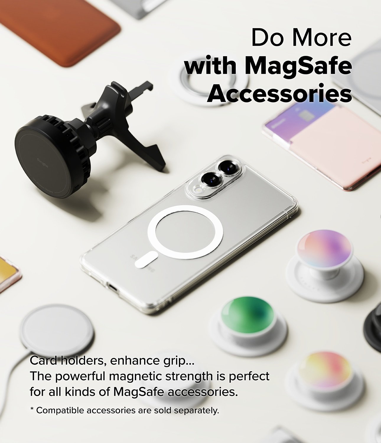 Fusion Magnetic Case Samsung Galaxy S25 Edge Clear