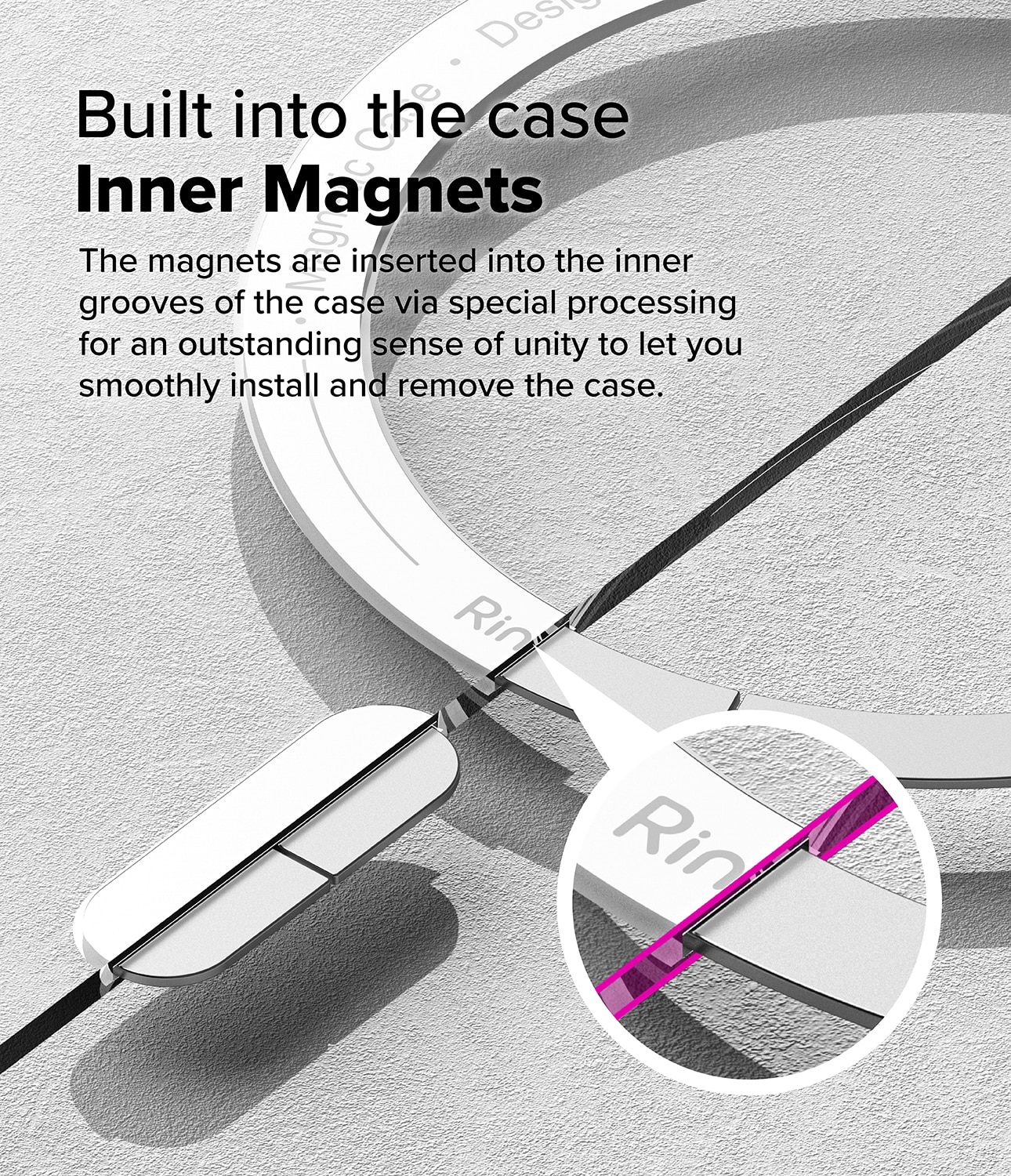 Fusion Magnetic Case Samsung Galaxy S25 Edge Clear