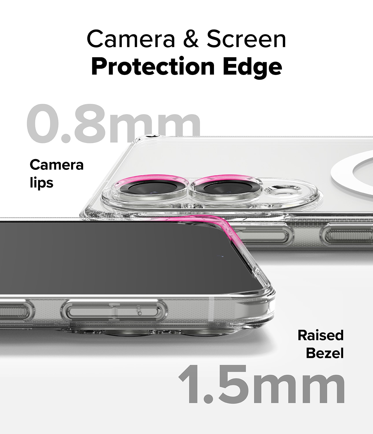 Fusion Magnetic Case Samsung Galaxy S25 Edge Clear