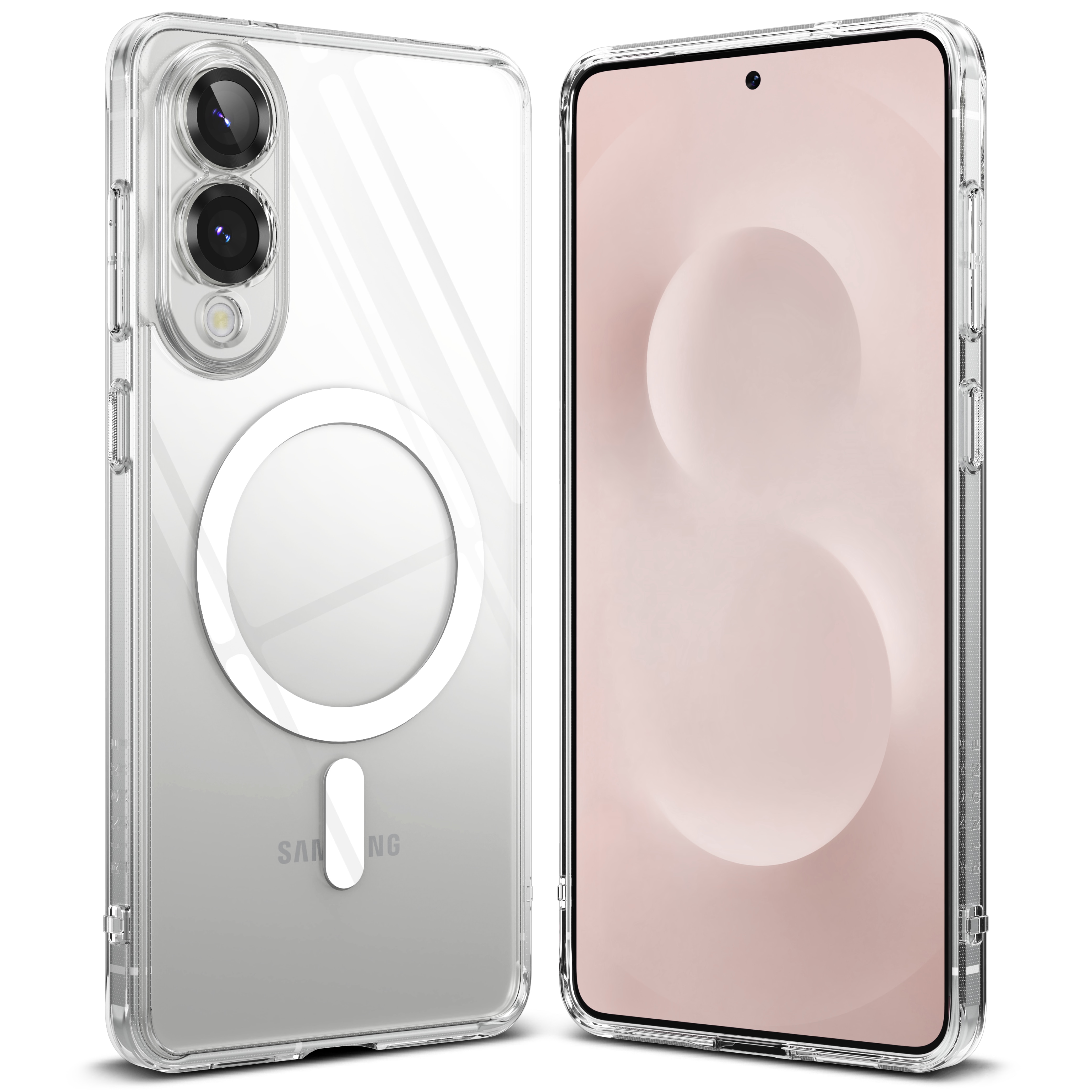 Fusion Magnetic Case Samsung Galaxy S25 Edge Clear