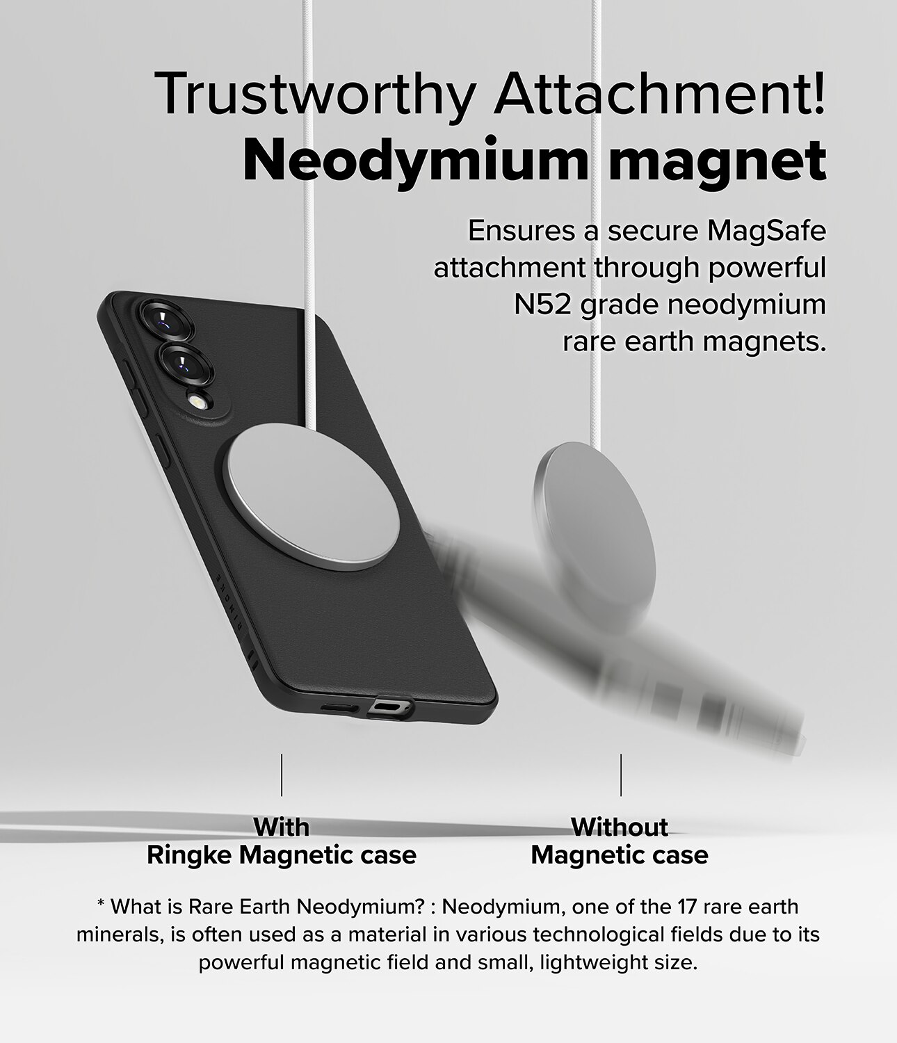 Onyx Magnetic Case Samsung Galaxy S25 Edge Black