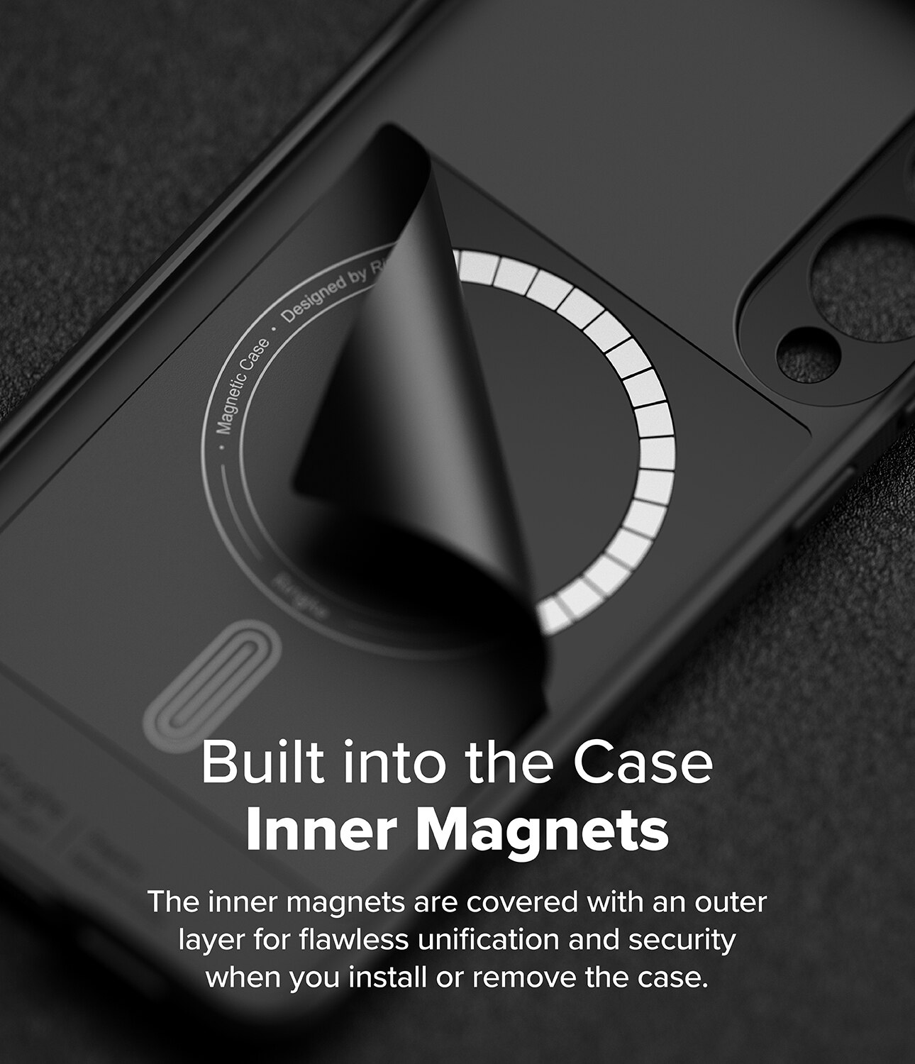Onyx Magnetic Case Samsung Galaxy S25 Edge Black