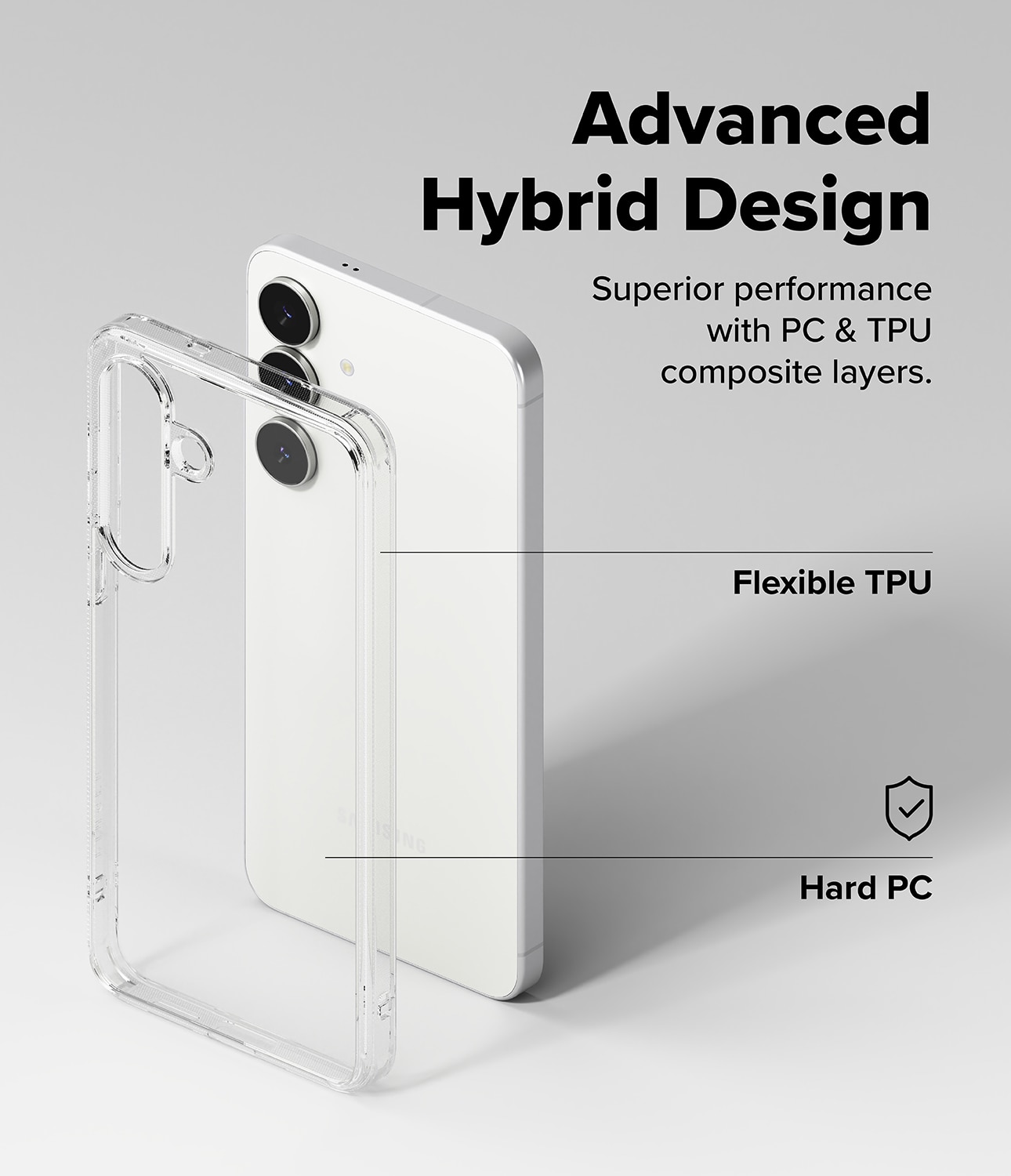 Fusion Case Samsung Galaxy S25 FE Clear
