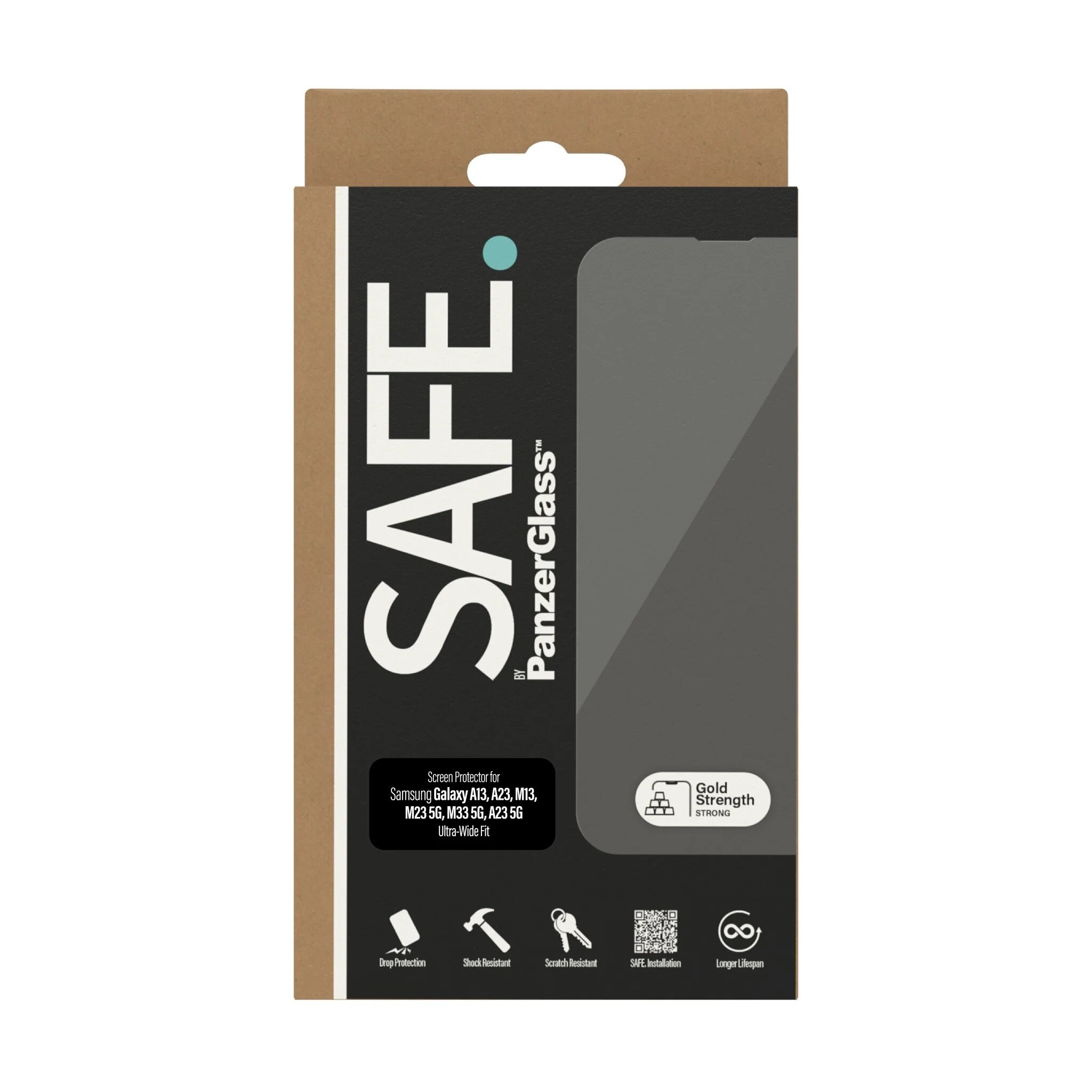 Samsung Galaxy A04s/Galaxy A23/Galaxy A13 Screen Protector/Skærmbeskyttelse Ultra Wide Fit