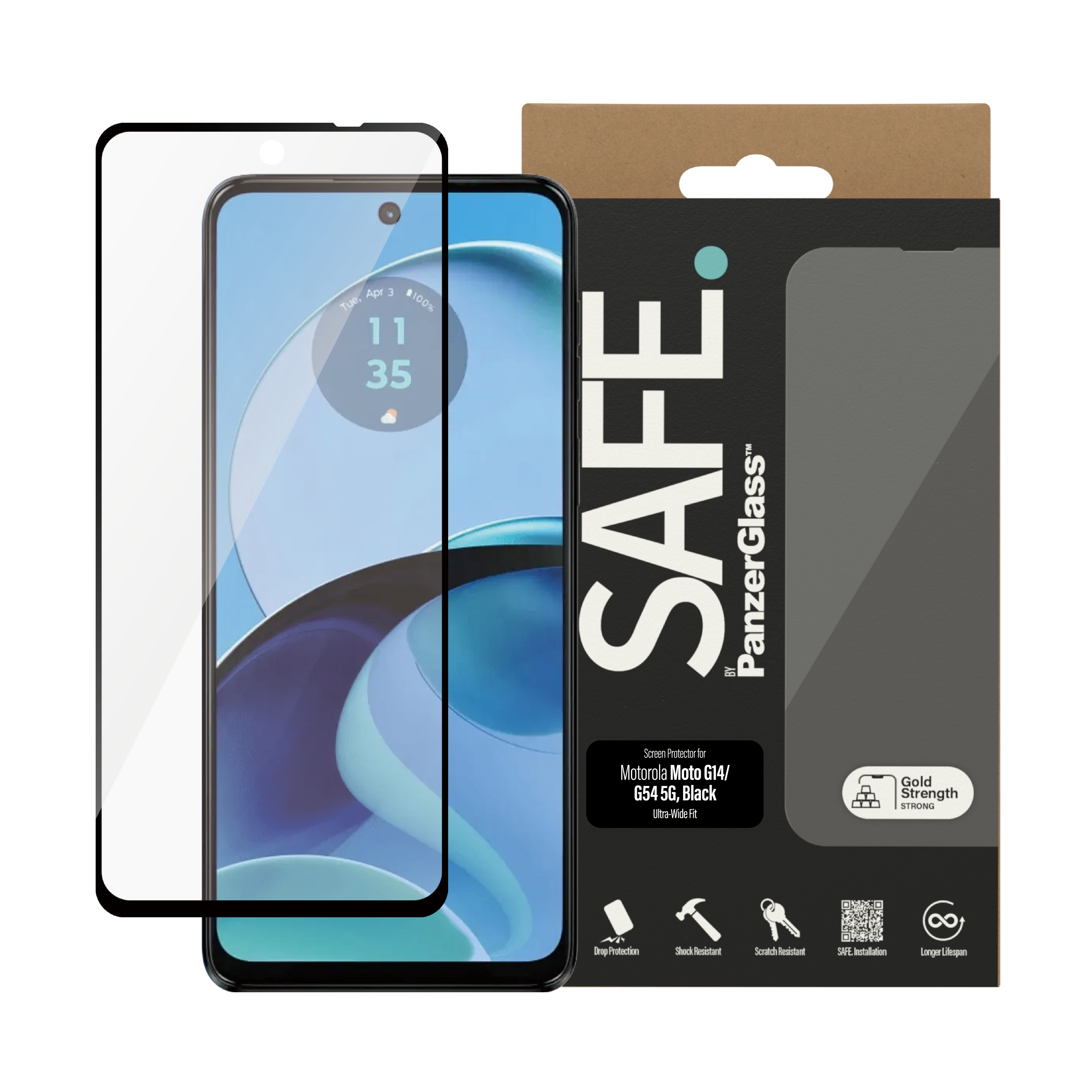 Motorola Moto G14 Screen Protector/Skærmbeskyttelse Ultra Wide Fit