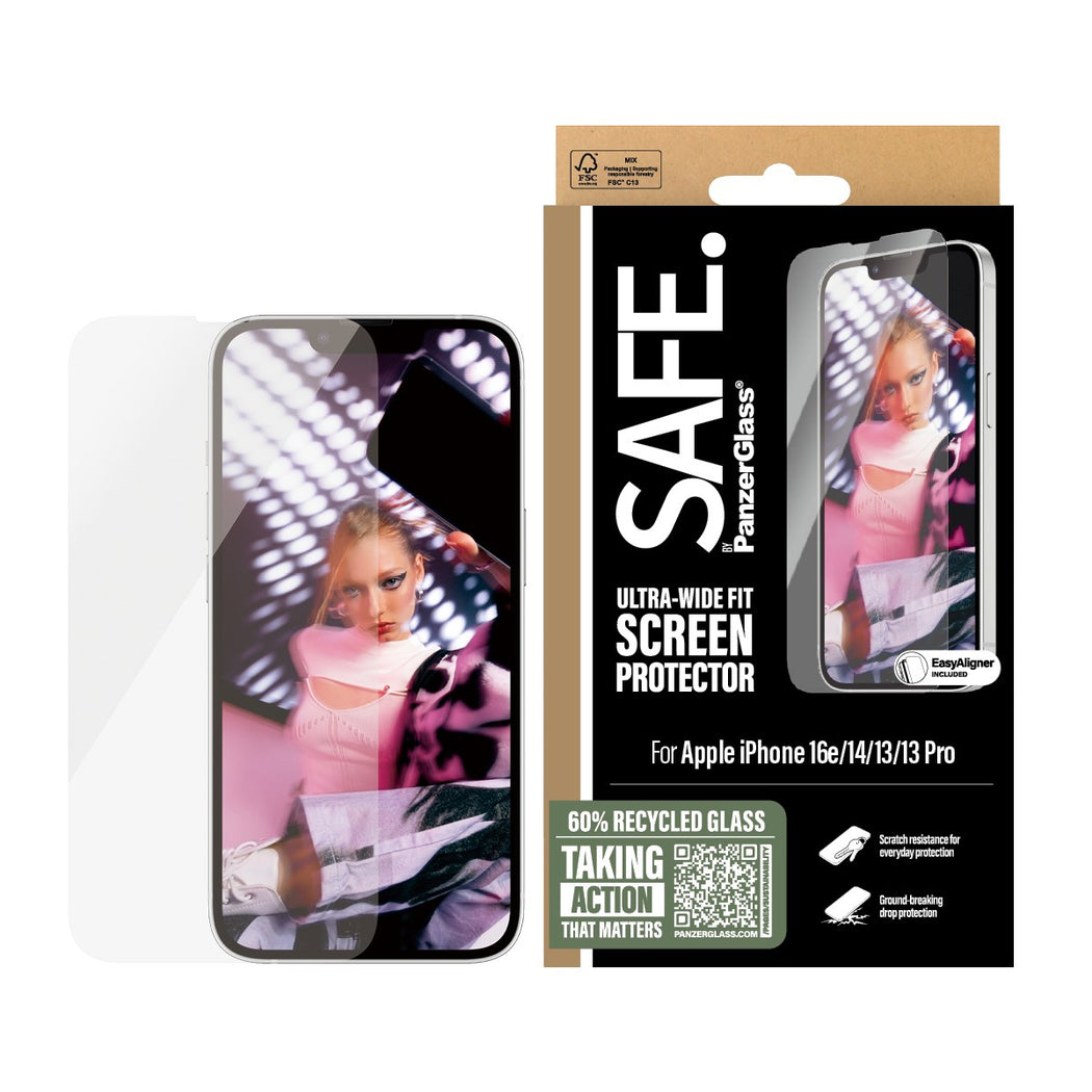 iPhone 14 Skærmbeskytter Ultra Wide Fit (with EasyAligner)
