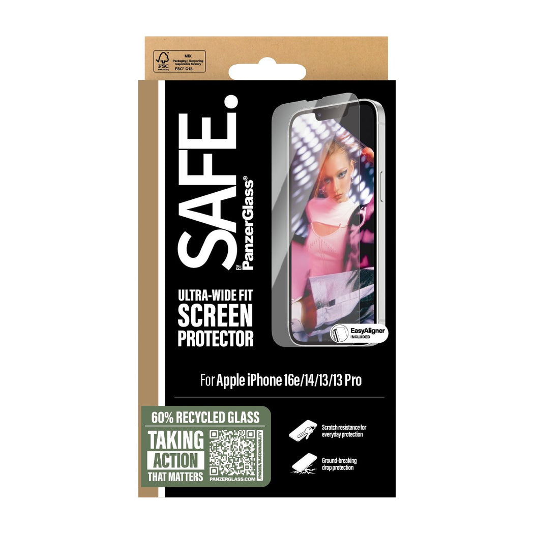 iPhone 14 Skærmbeskytter Ultra Wide Fit (with EasyAligner)