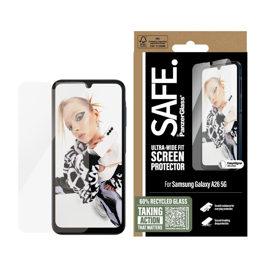 Samsung Galaxy A26 Skærmbeskytter Ultra Wide Fit (with EasyAligner)