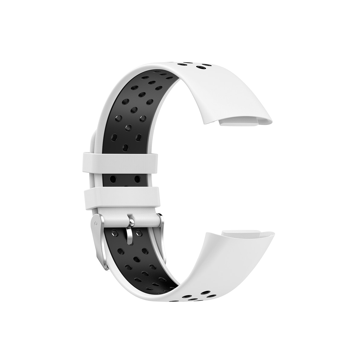 Silikonearmbånd Sport Fitbit Charge 5 hvid