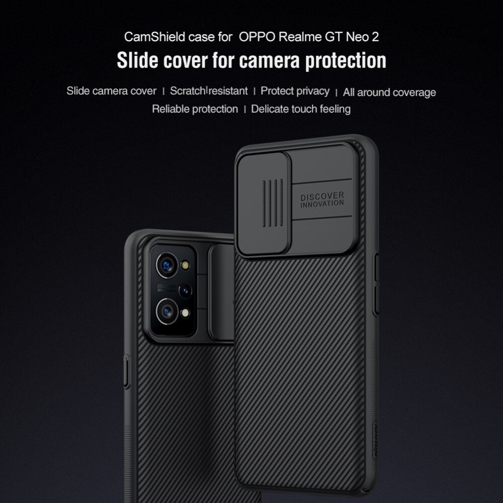 CamShield Cover Realme GT Neo 2 Sort
