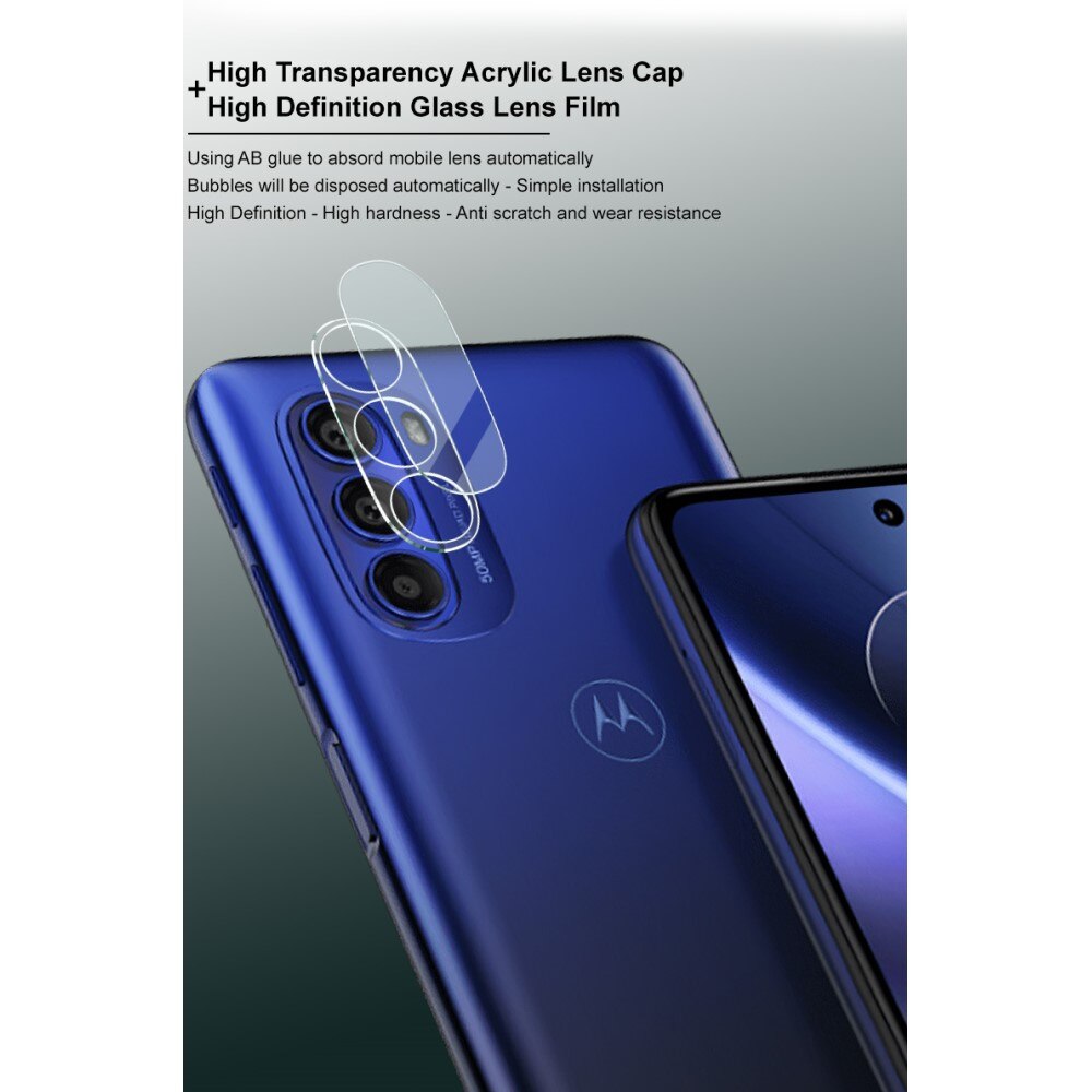 Hærdet Glas Linsebeskytter Motorola Moto G51 Gennemsigtig