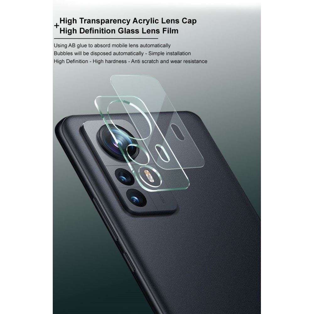 Hærdet Glas Linsebeskytter Xiaomi 12 Pro Gennemsigtig