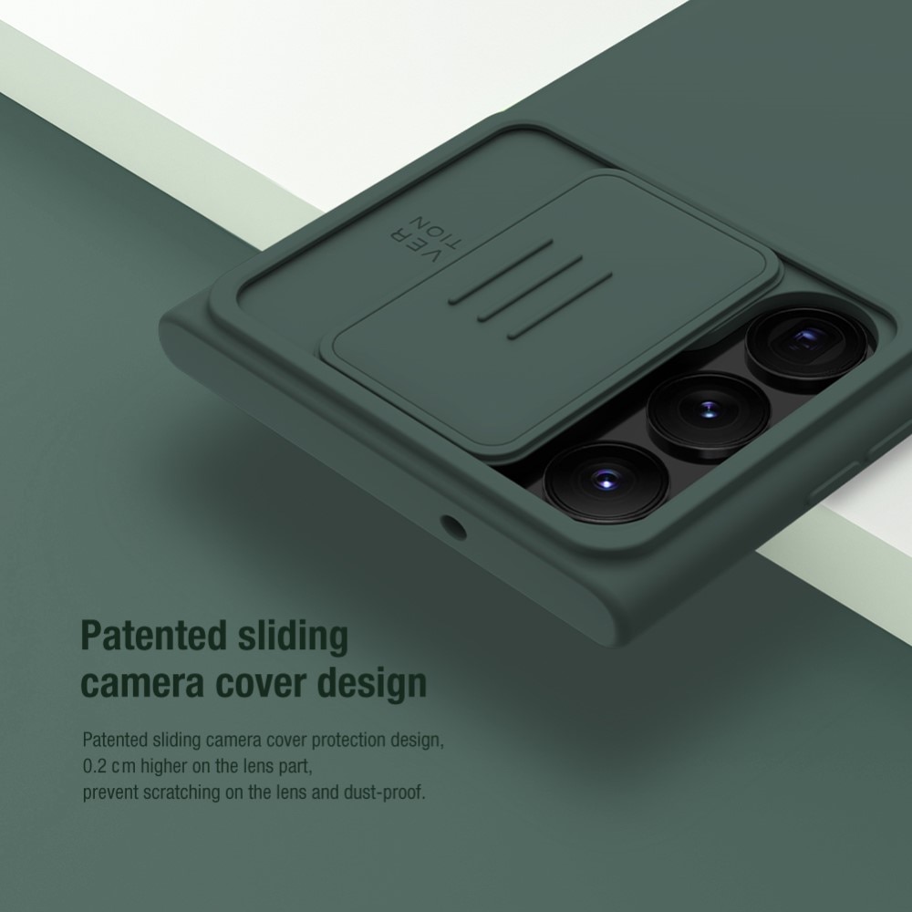 Soft CamShield Cover Samsung Galaxy S23 Ultra sort