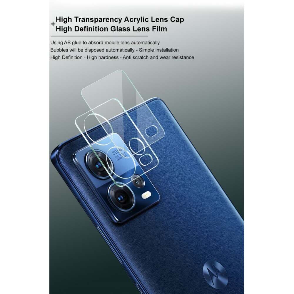 Hærdet Glas Linsebeskytter Motorola Edge 30 Fusion Gennemsigtig