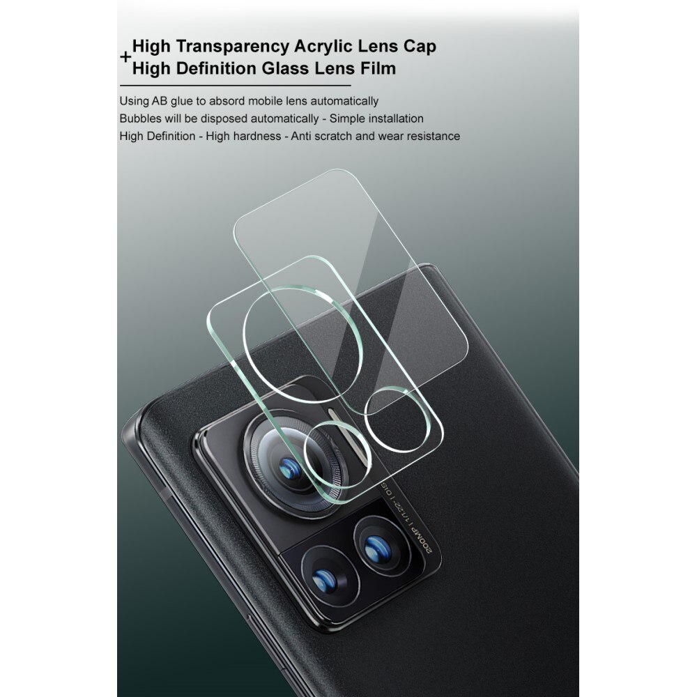 Hærdet Glas Linsebeskytter Motorola Edge 30 Ultra Gennemsigtig