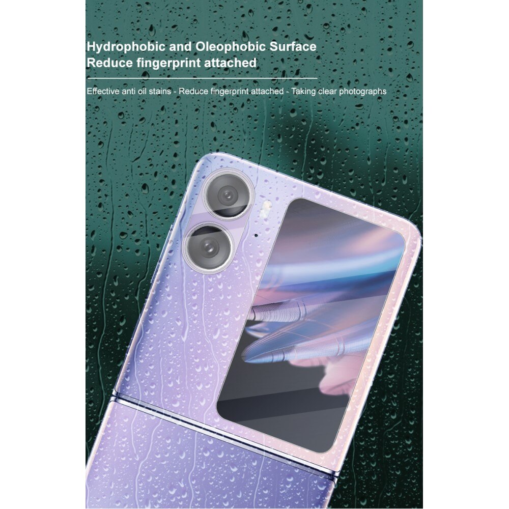 Hærdet Glas Linsebeskytter + Skærmbeskytter Oppo Find N2 Flip Gennemsigtig