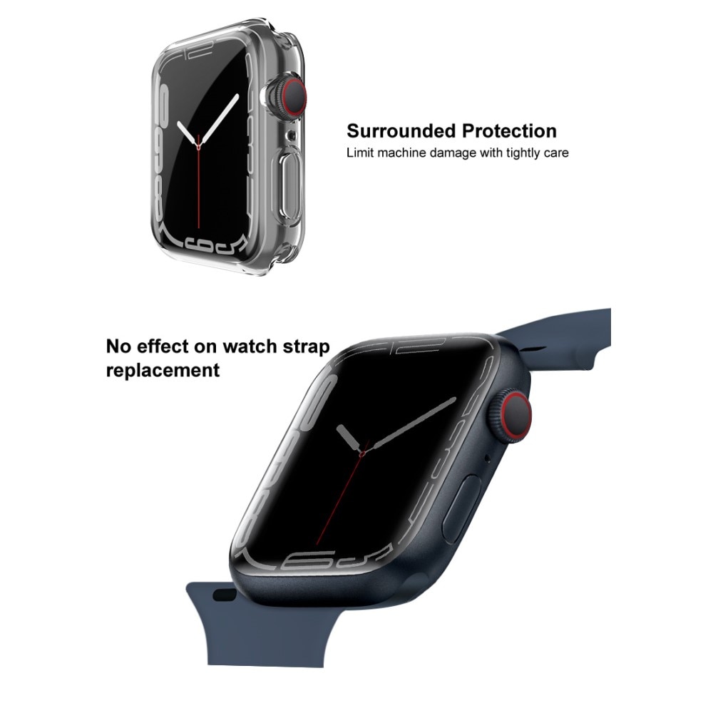 TPU Cover Apple Watch 41mm Series 8 Crystal Clear