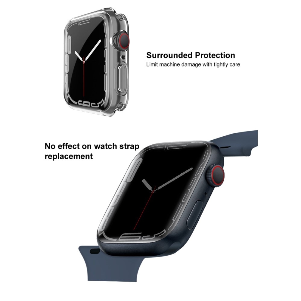 TPU Cover Apple Watch 45mm Series 8 Crystal Clear