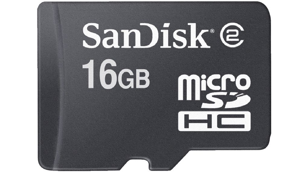 16GB microSDHC Class 4 - Hukommelseskort