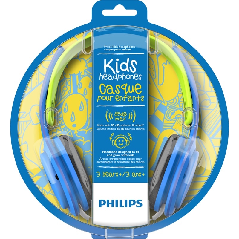 SHK2000 On-Ear Børnehovedtelefon blå/grøn