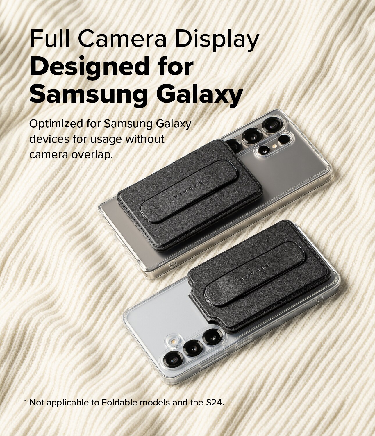 Samsung Galaxy Card Holder Slide Grip Magnetic Edge Sort