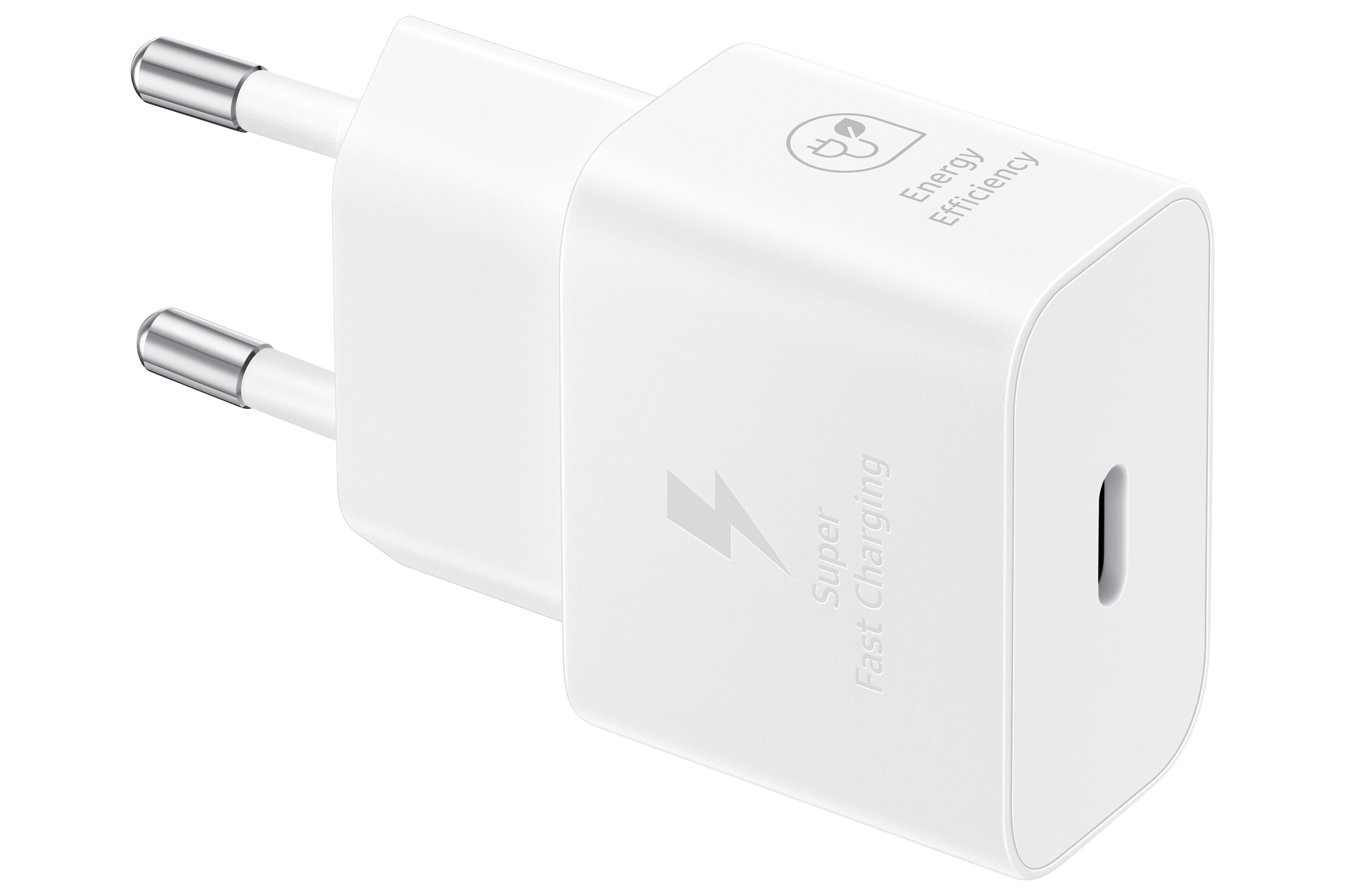 Power Vægoplader Fast Charge 25W PD USB-C hvit