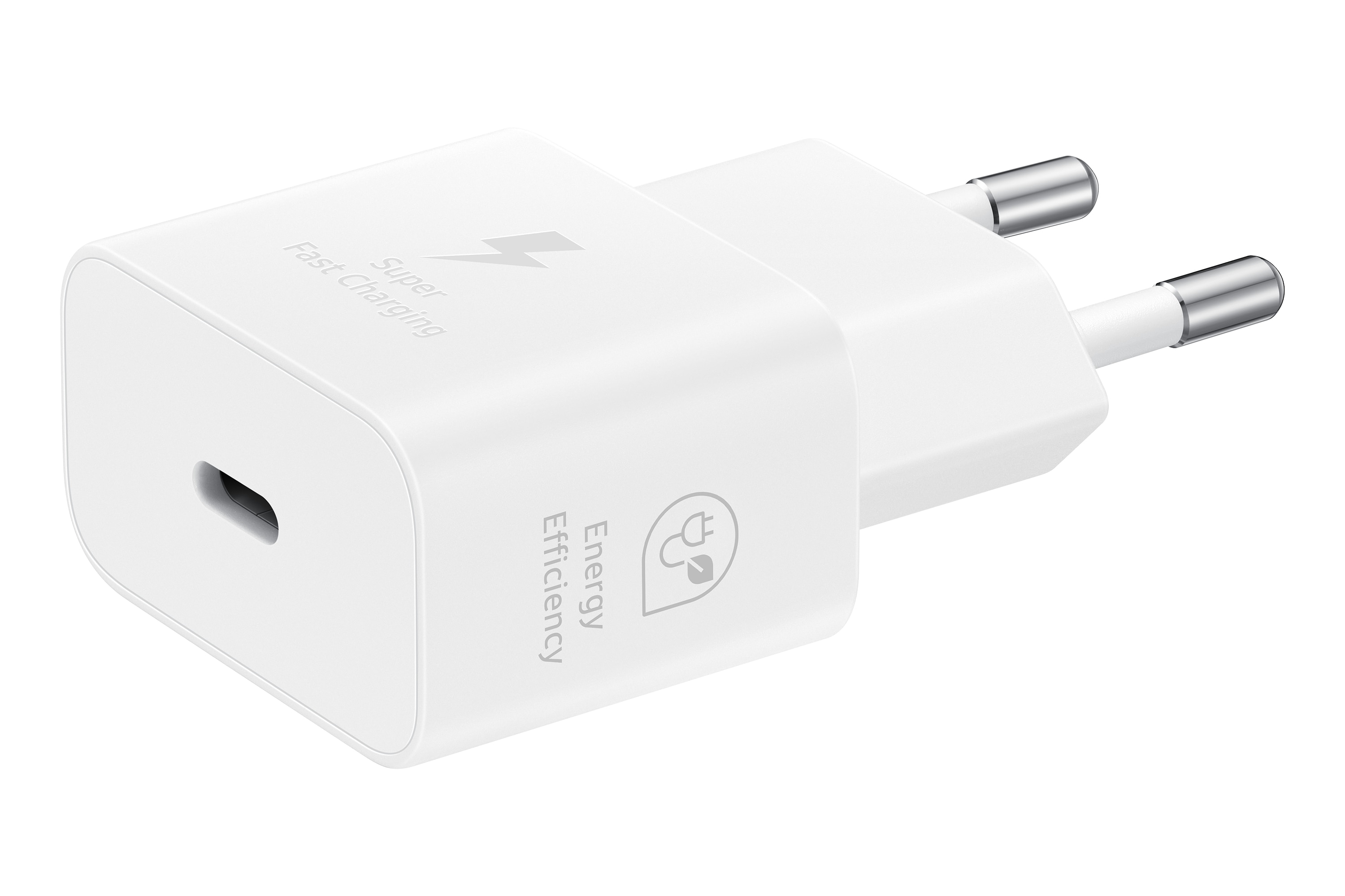 Power Vægoplader Fast Charge 25W PD USB-C hvit