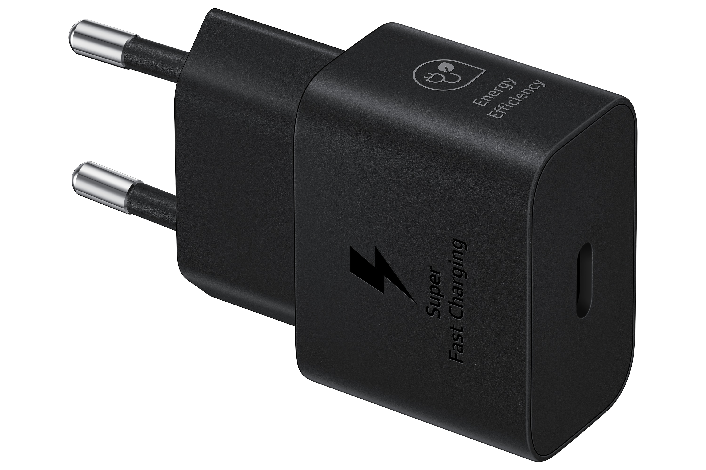 Power Vægoplader + Kabel Fast Charge 25W PD USB-C sort