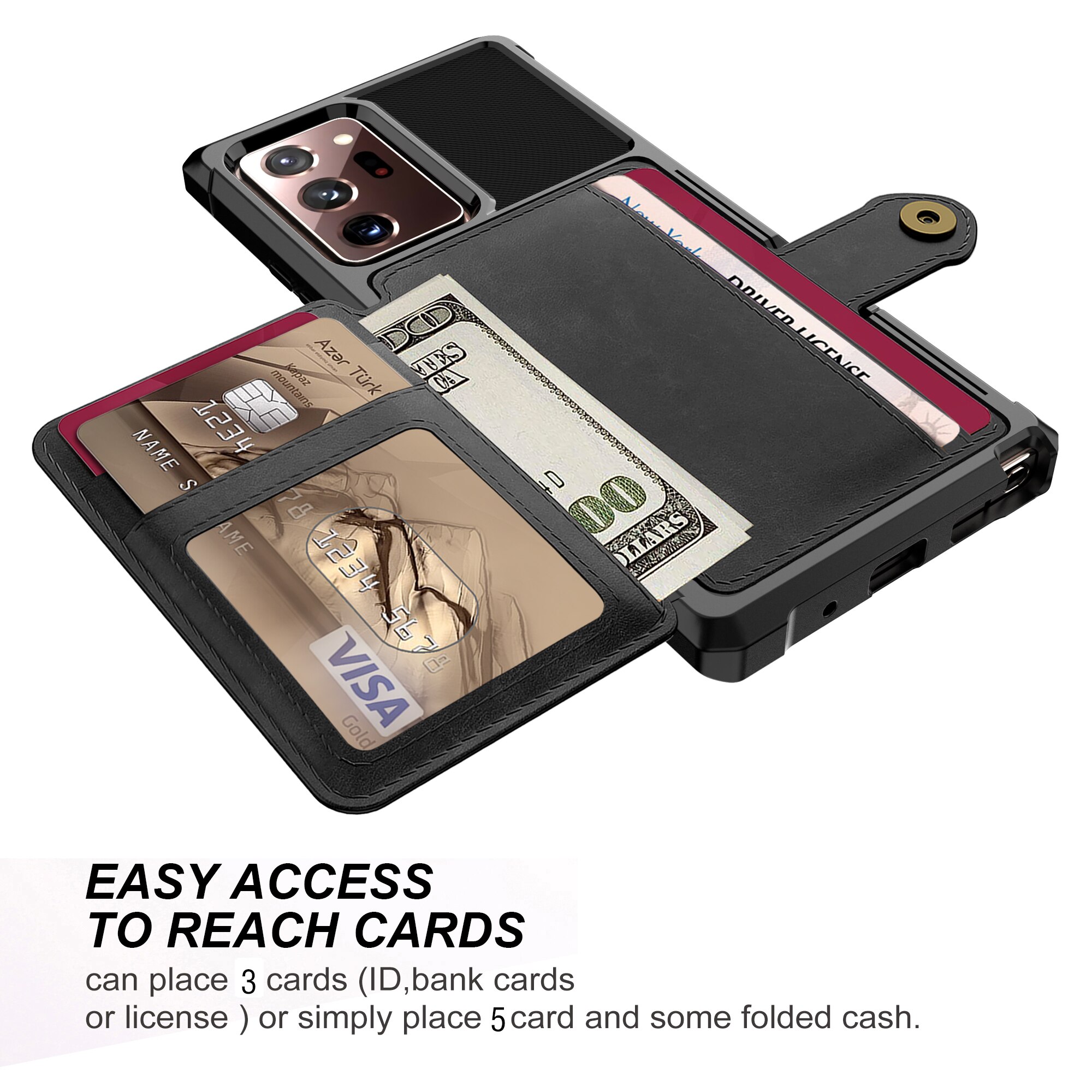 Tough Multi-slot Cover Samsung Galaxy Note 20 Ultra Sort
