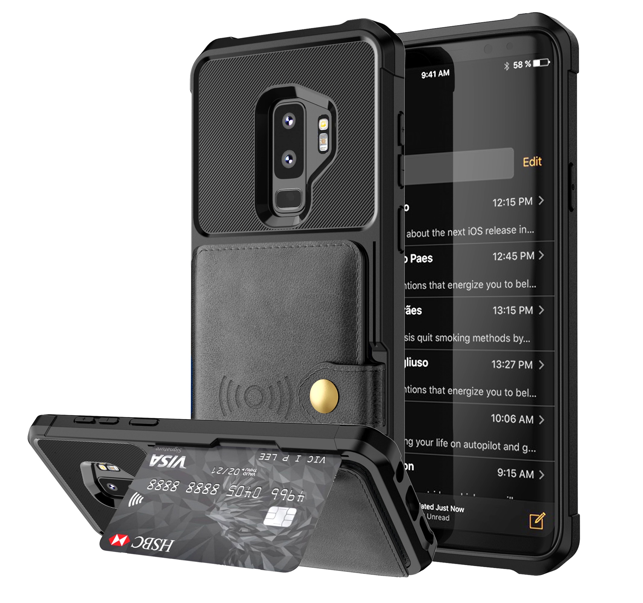 Tough Multi-slot Case Samsung Galaxy S9 Plus sort