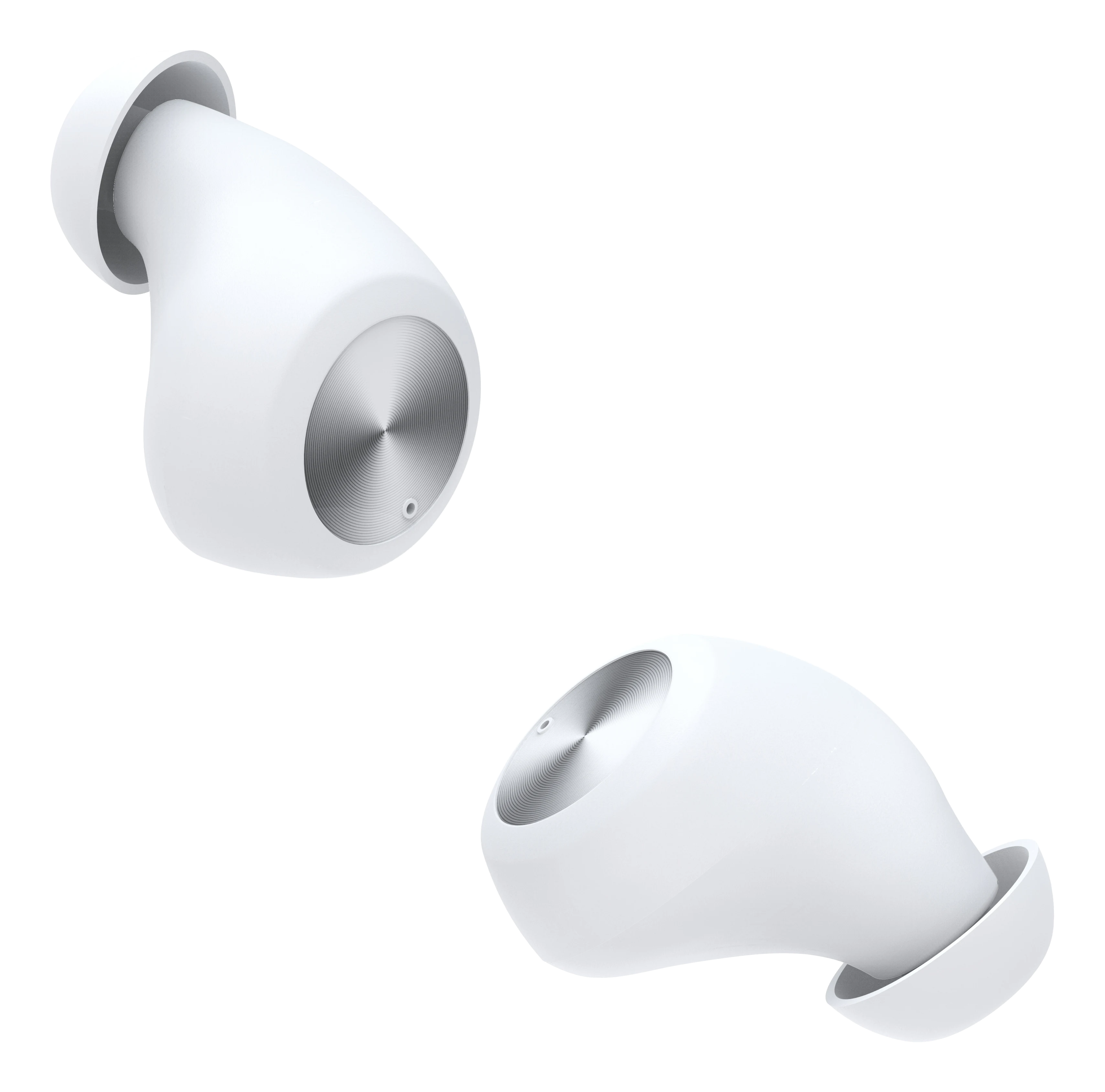 Trådløse in-ear høretelefoner TWS hvid