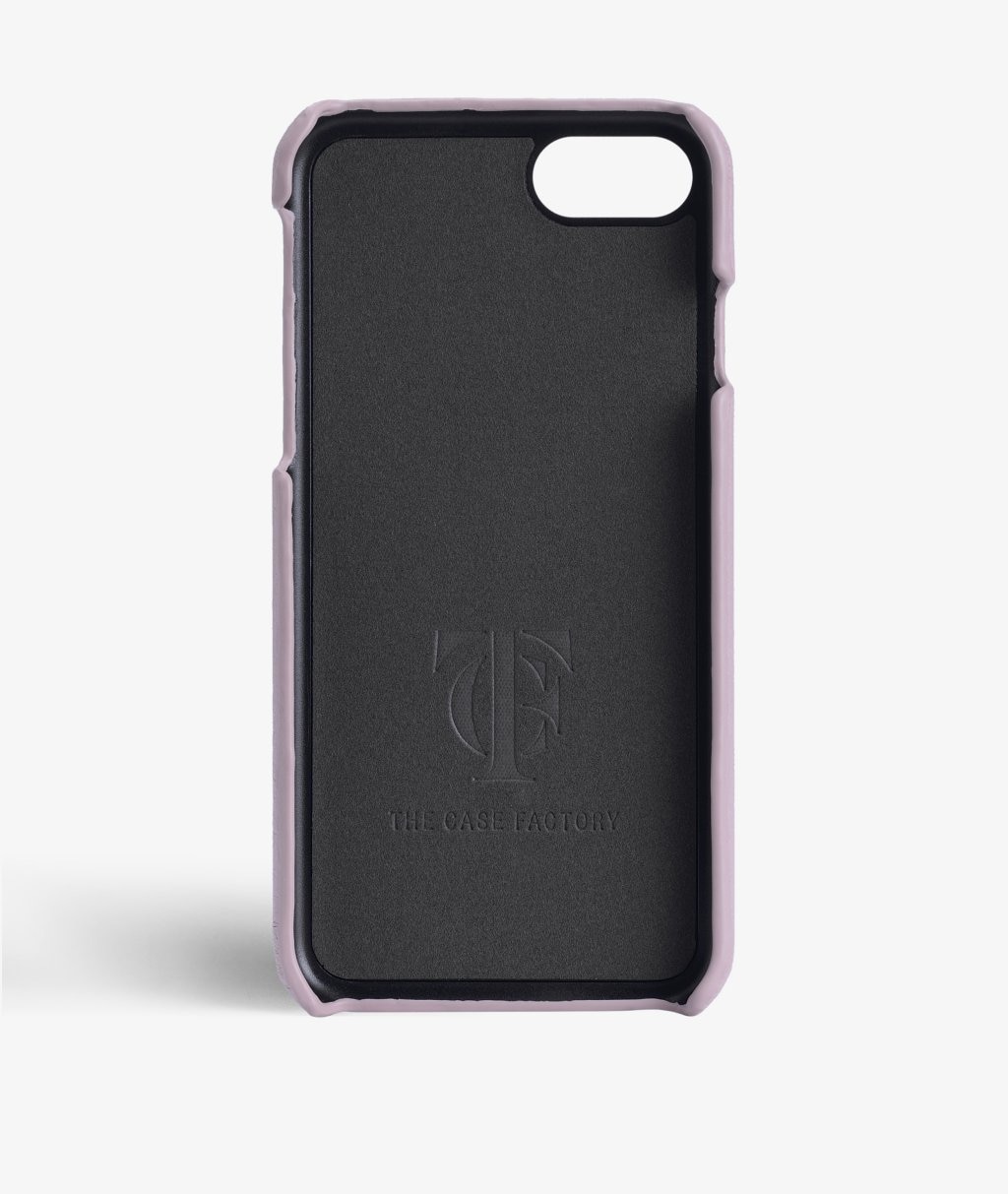 Cover iPhone 8 Mixed Mini Studs Nappa Baby Pink