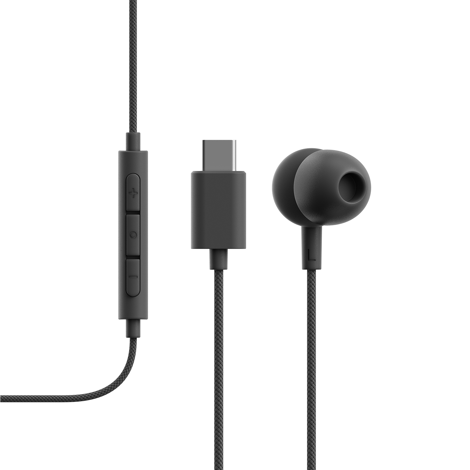 V3 Kablede hovedtelefoner USB-C Sort