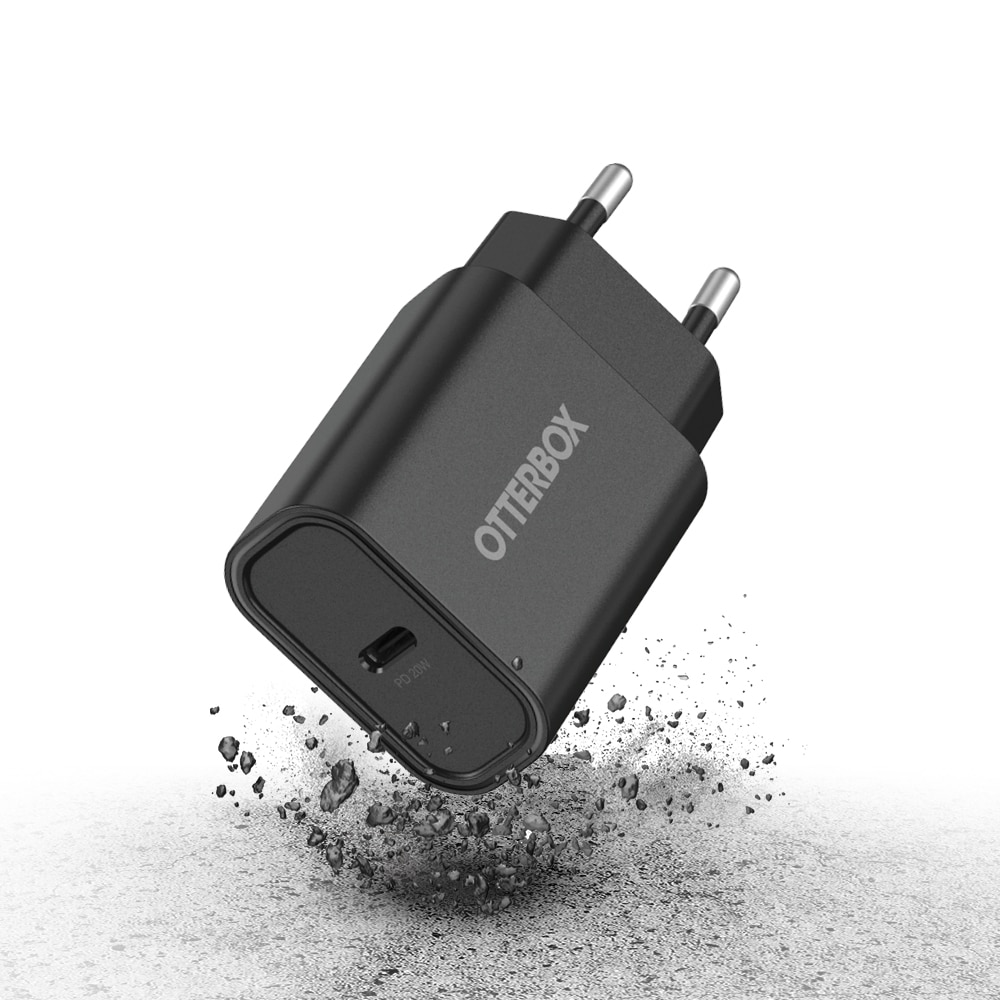 Vægoplader USB-C 20W PD Black