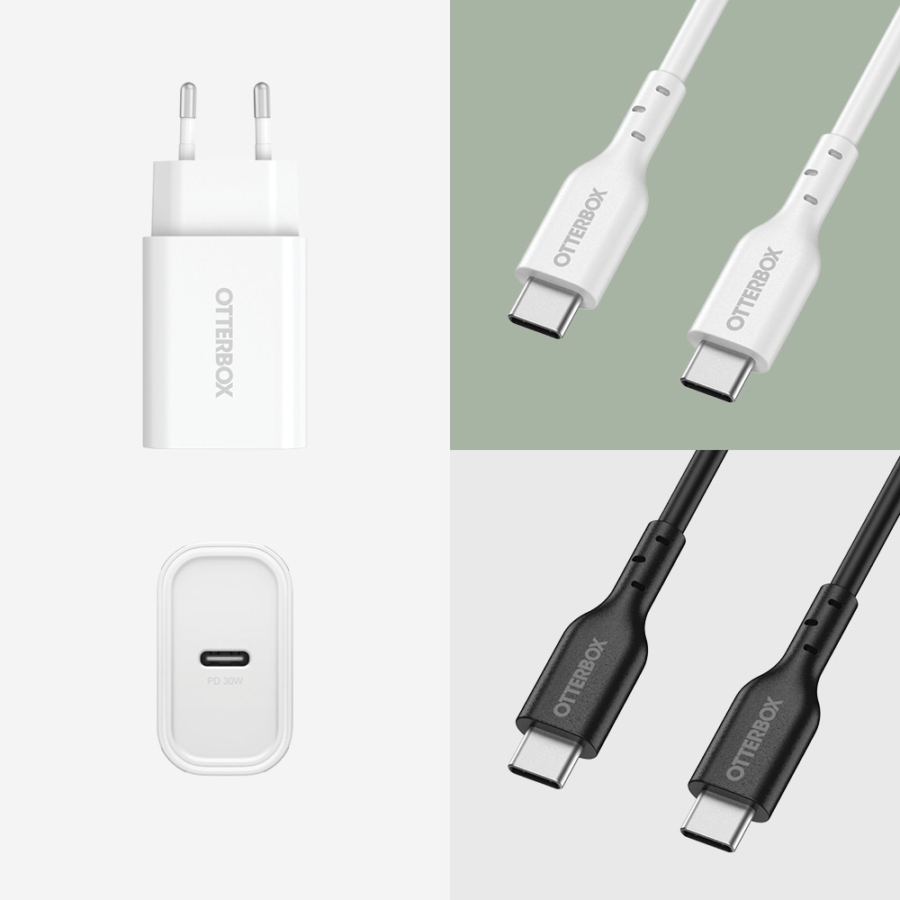 Vægoplader USB-C 30W PD White